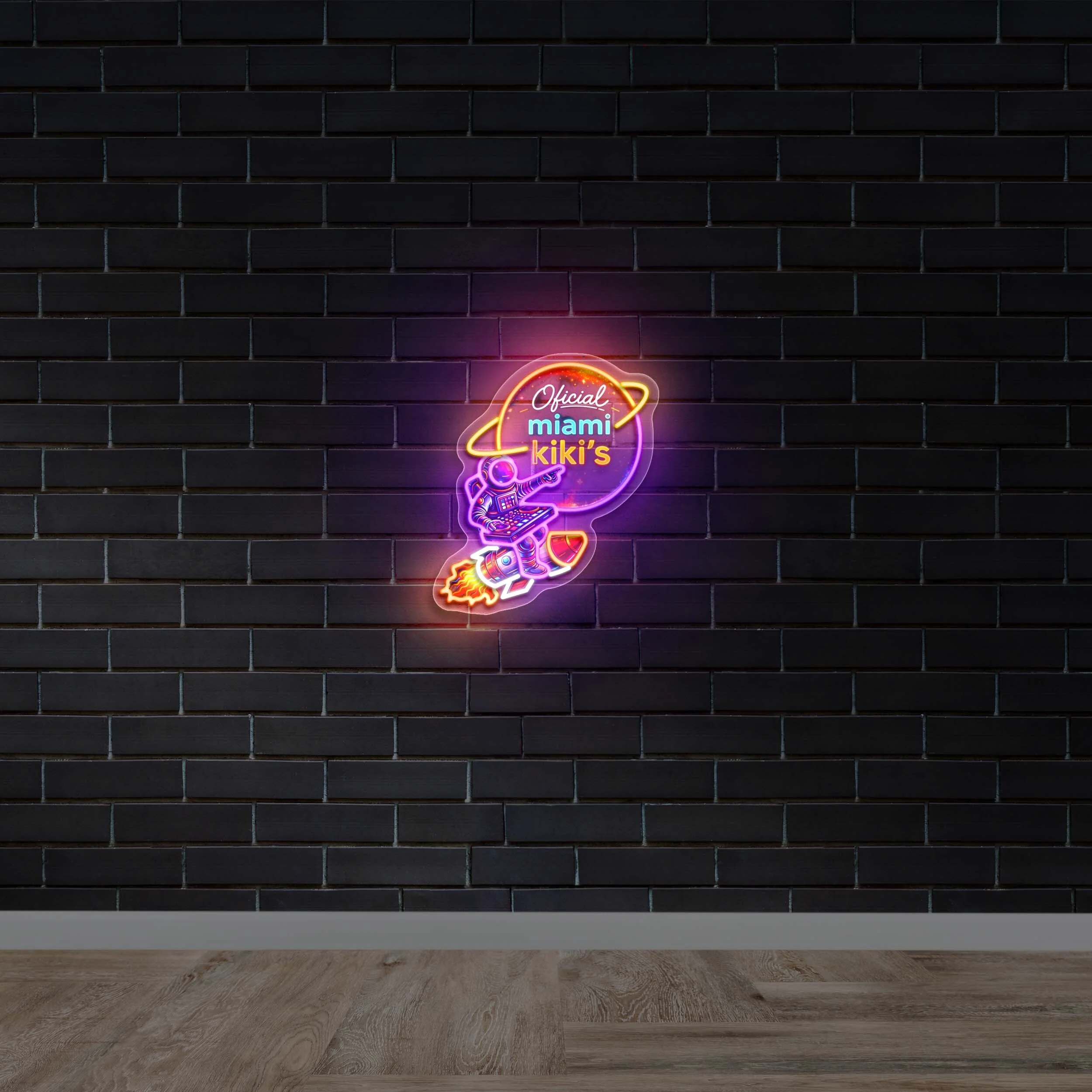 Official Miami Kicks - Premium Neon Artwork