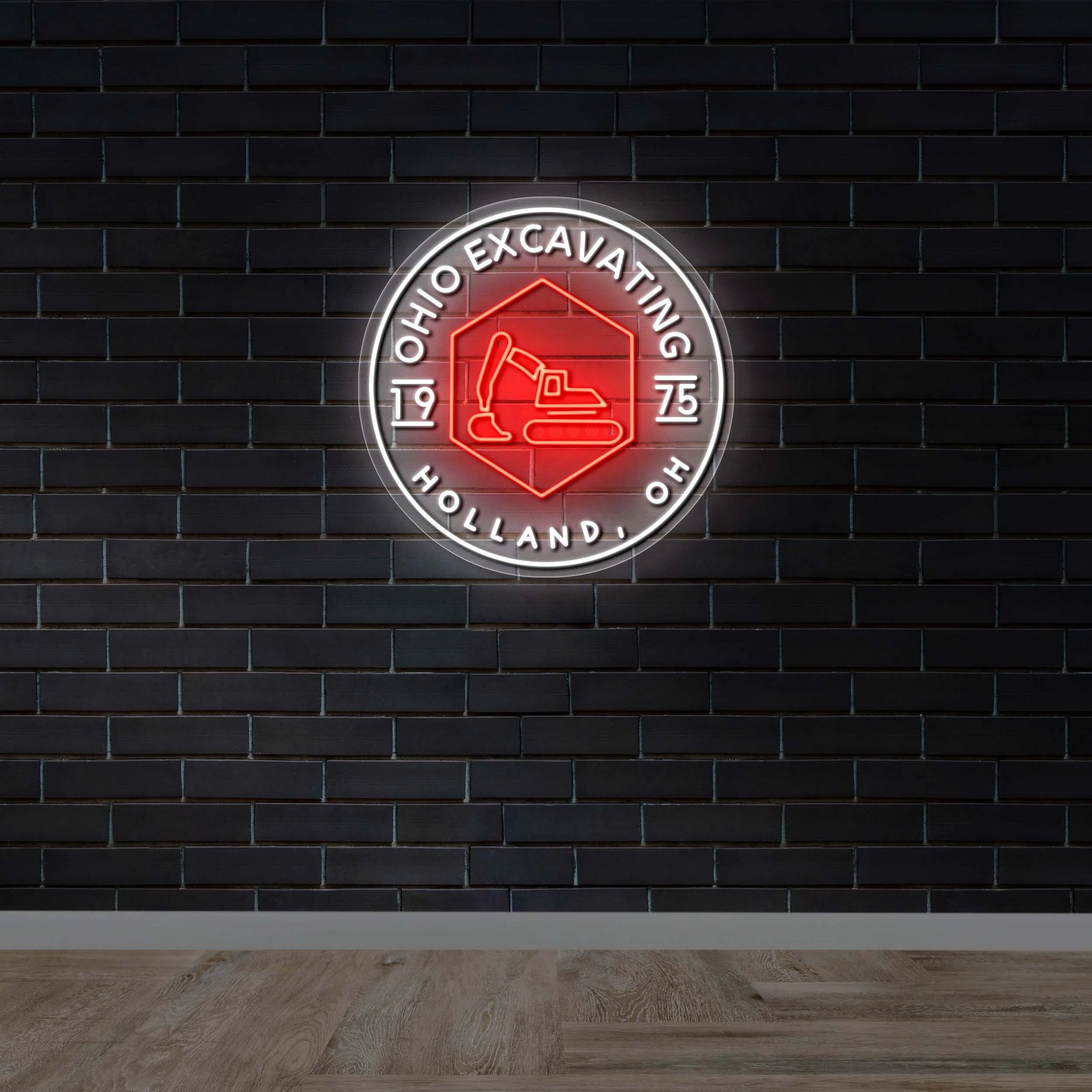 Ohio Excavating - Premium Neon Artwork