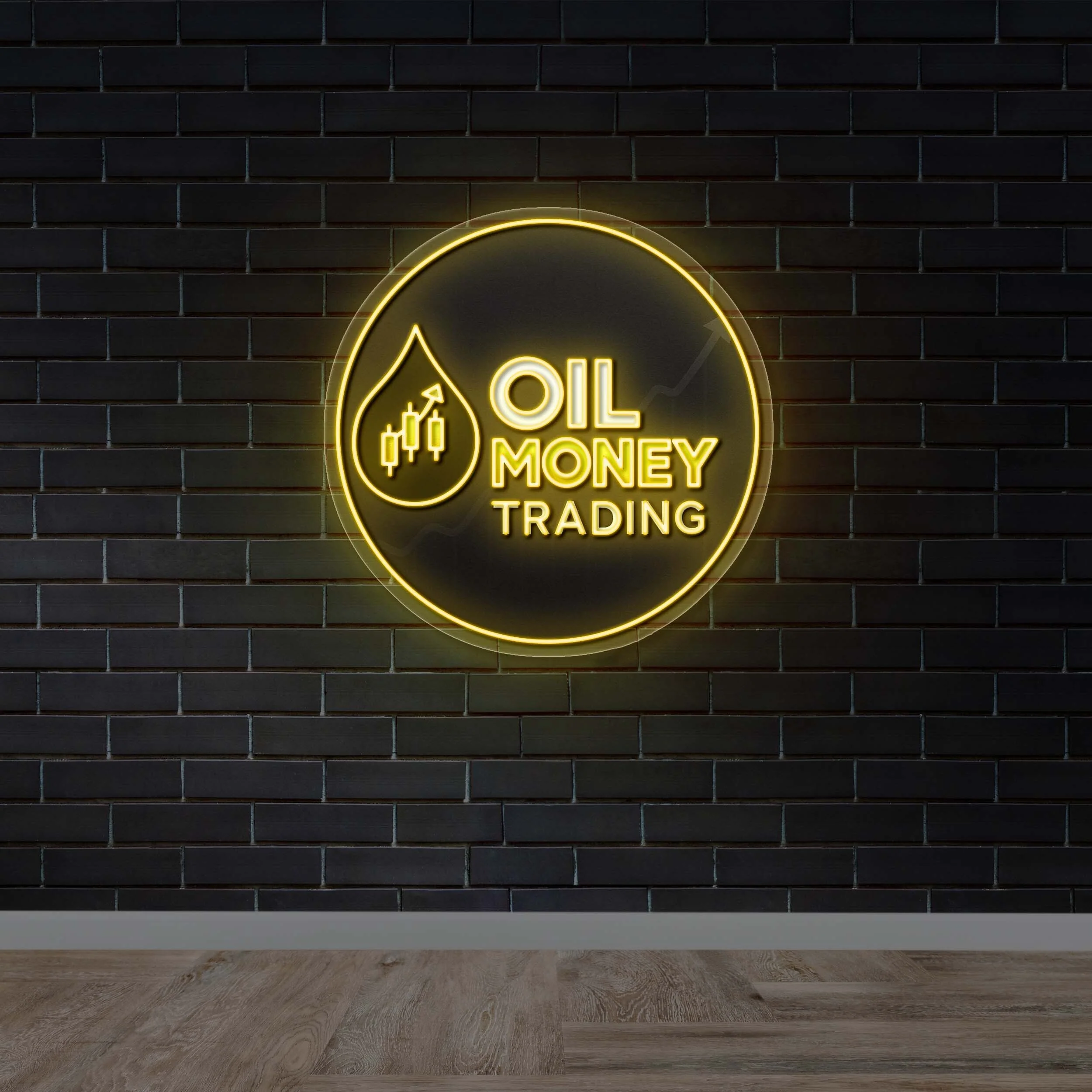 Oil Money Trading - Premium Neon Artwork - Image 2