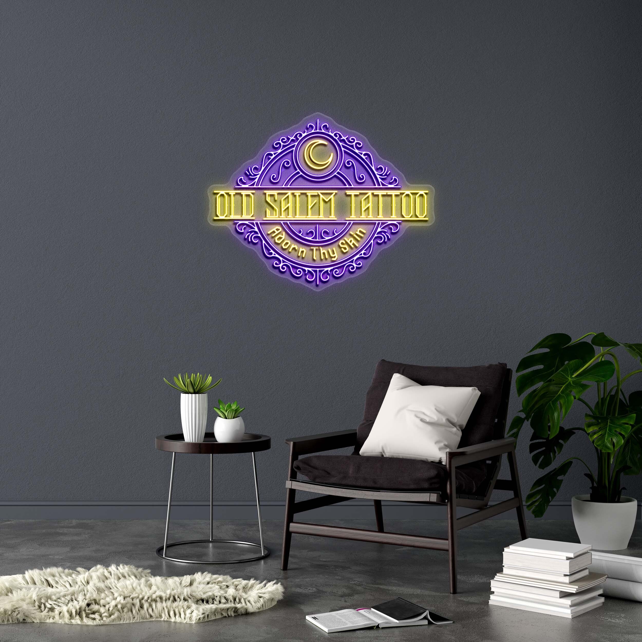 OLD SALEM TATTOO - Premium Neon Artwork