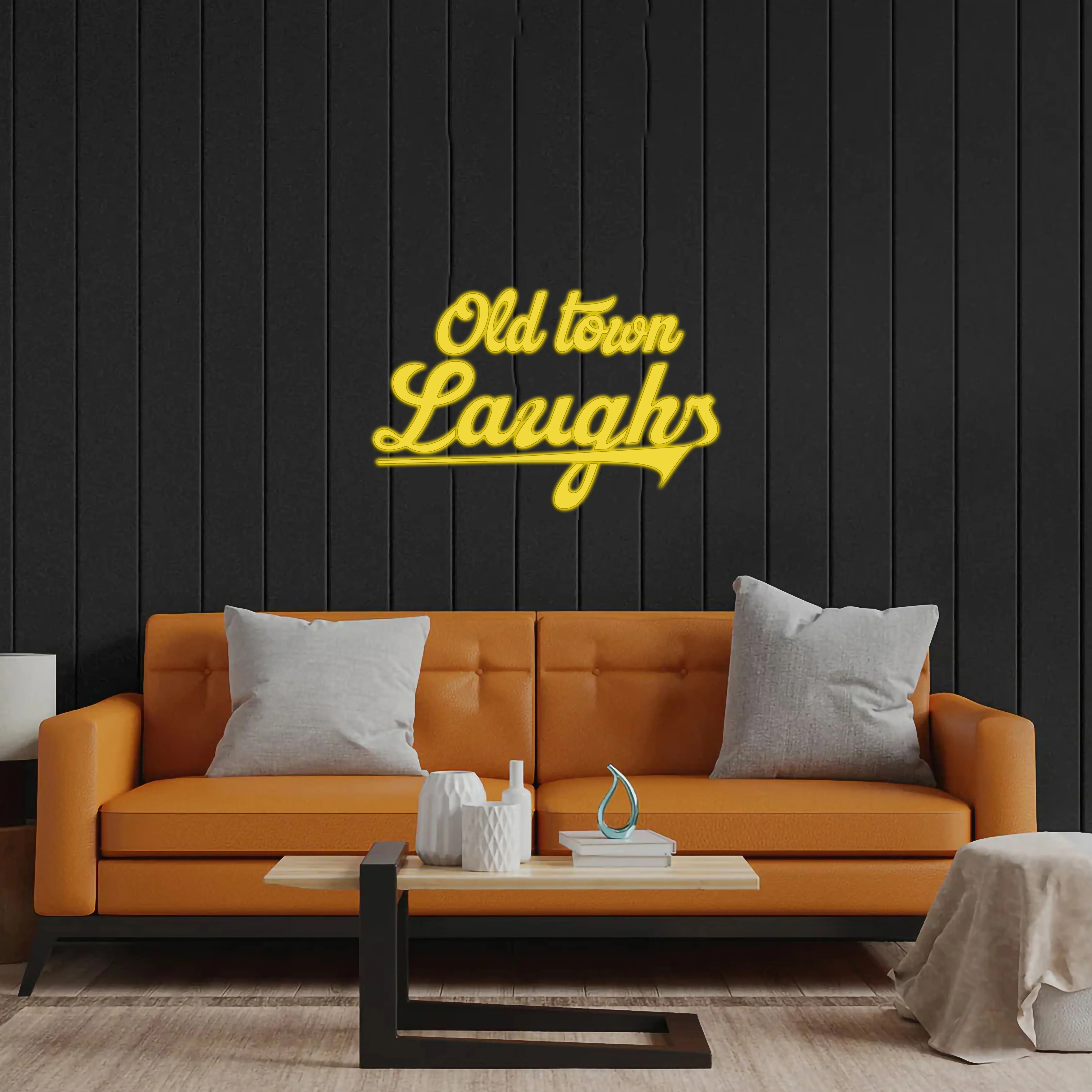 Old Town Laughs - Premium Neon Artwork