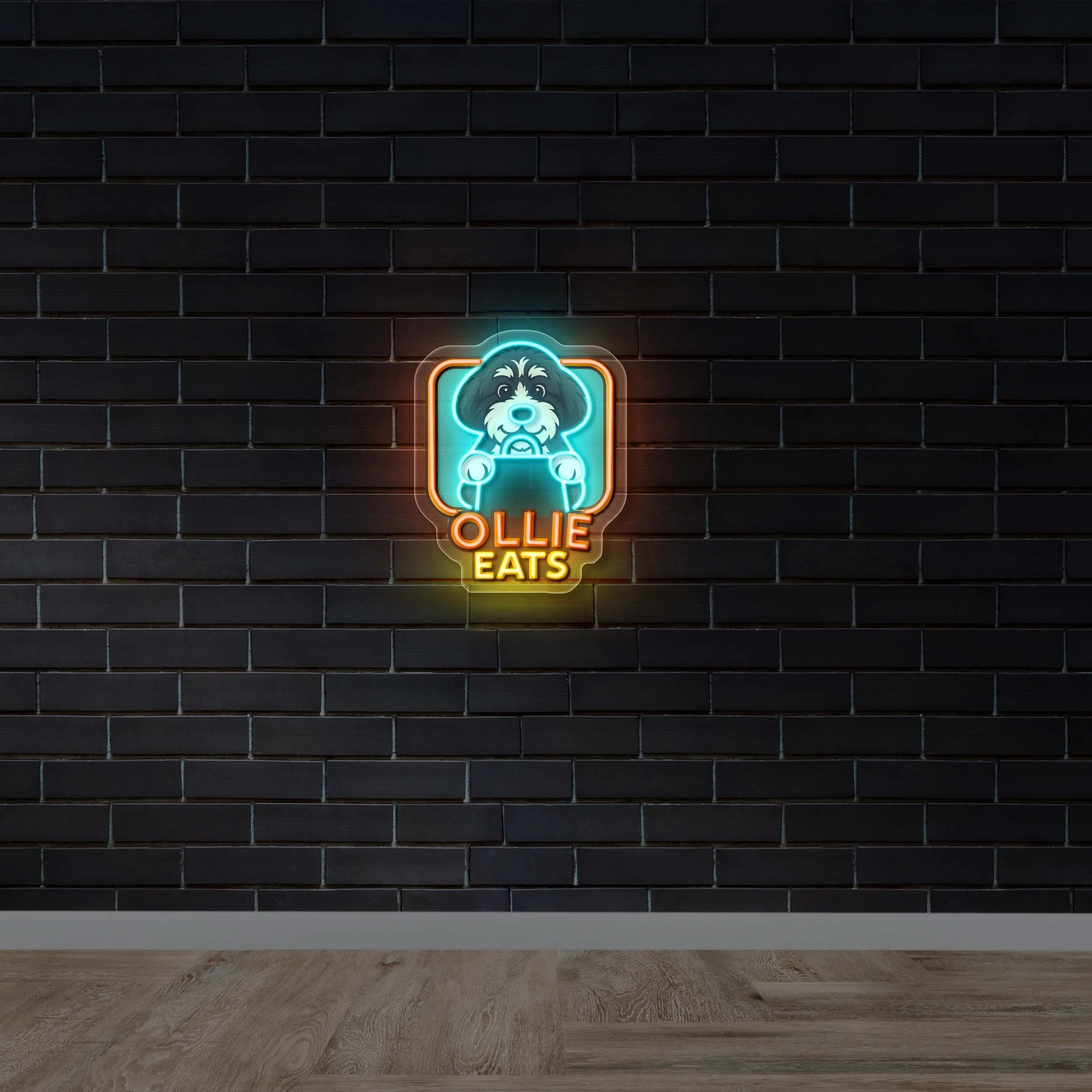 OLLIE EATS - Premium Neon Artwork