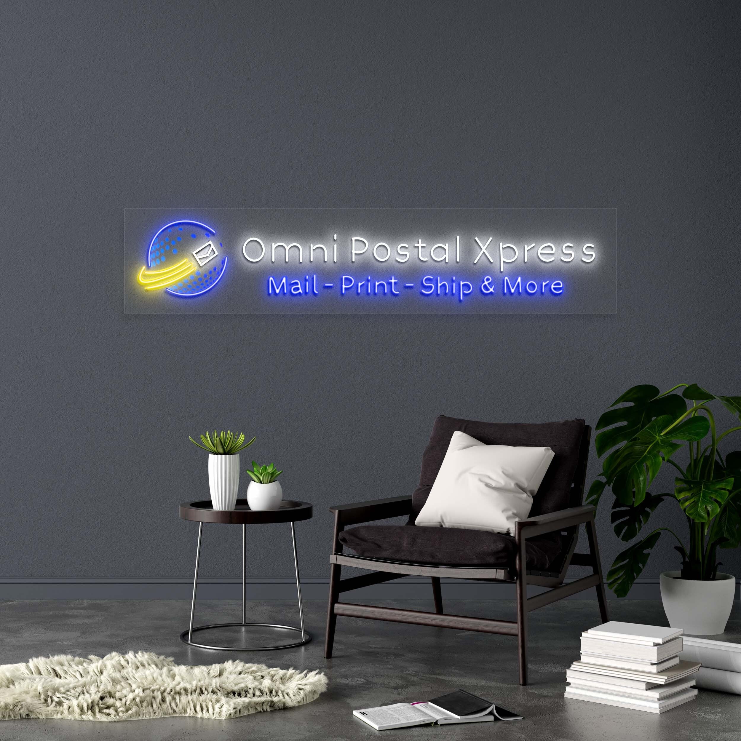 Omni Postal Xpress - Premium Neon Artwork