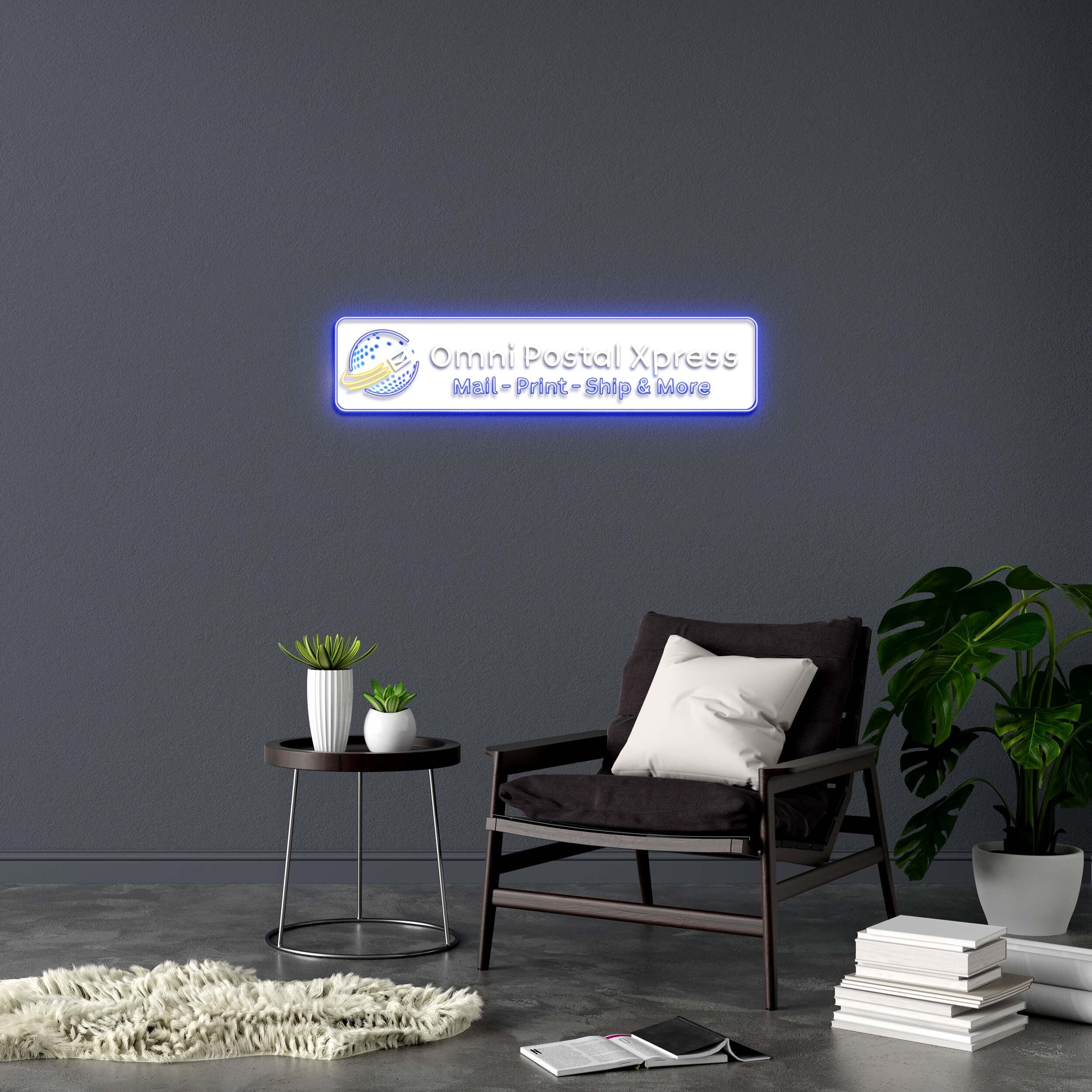 Omni Postal Xpress - Premium Neon Artwork