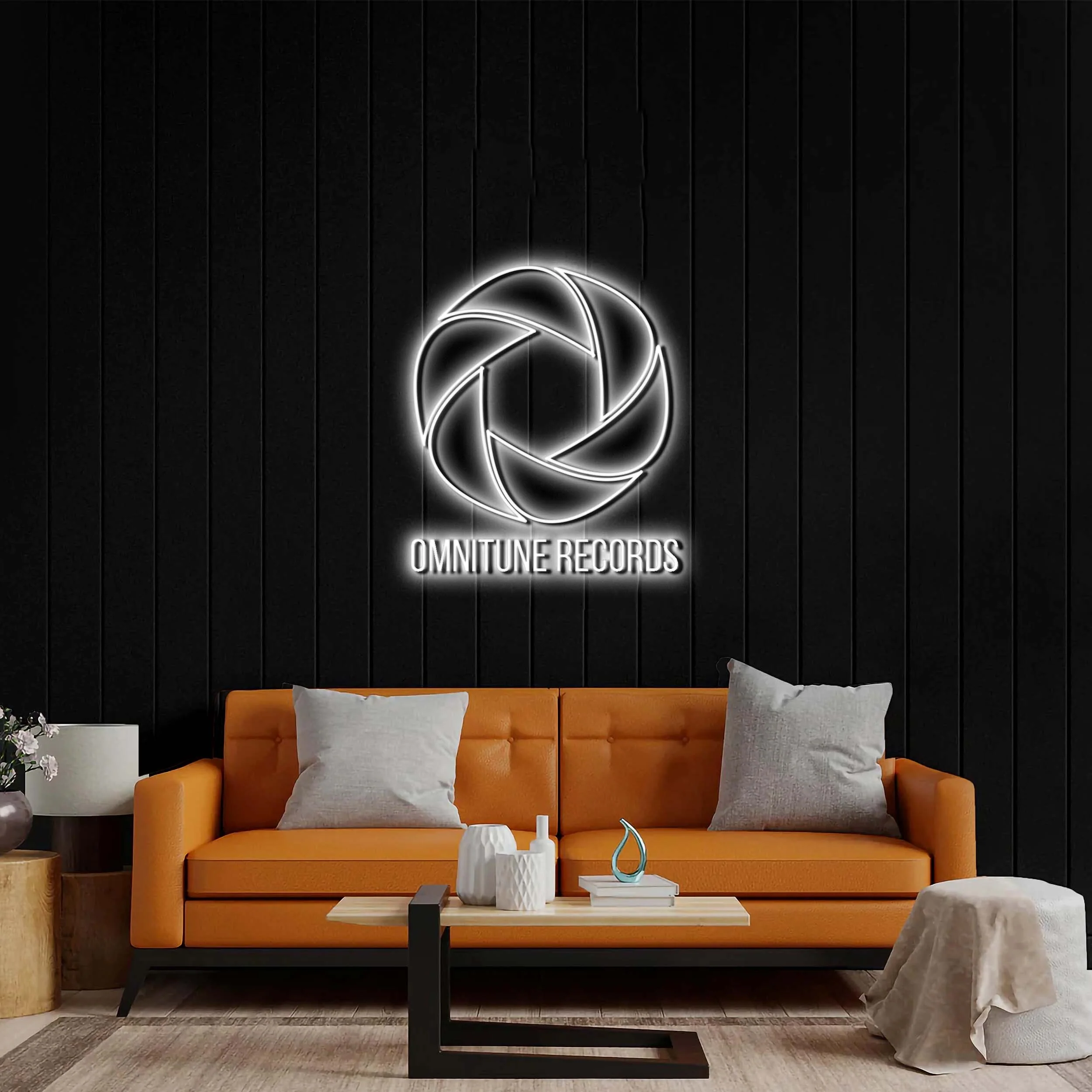 OMNITUNE RECORDS - Premium Neon Artwork