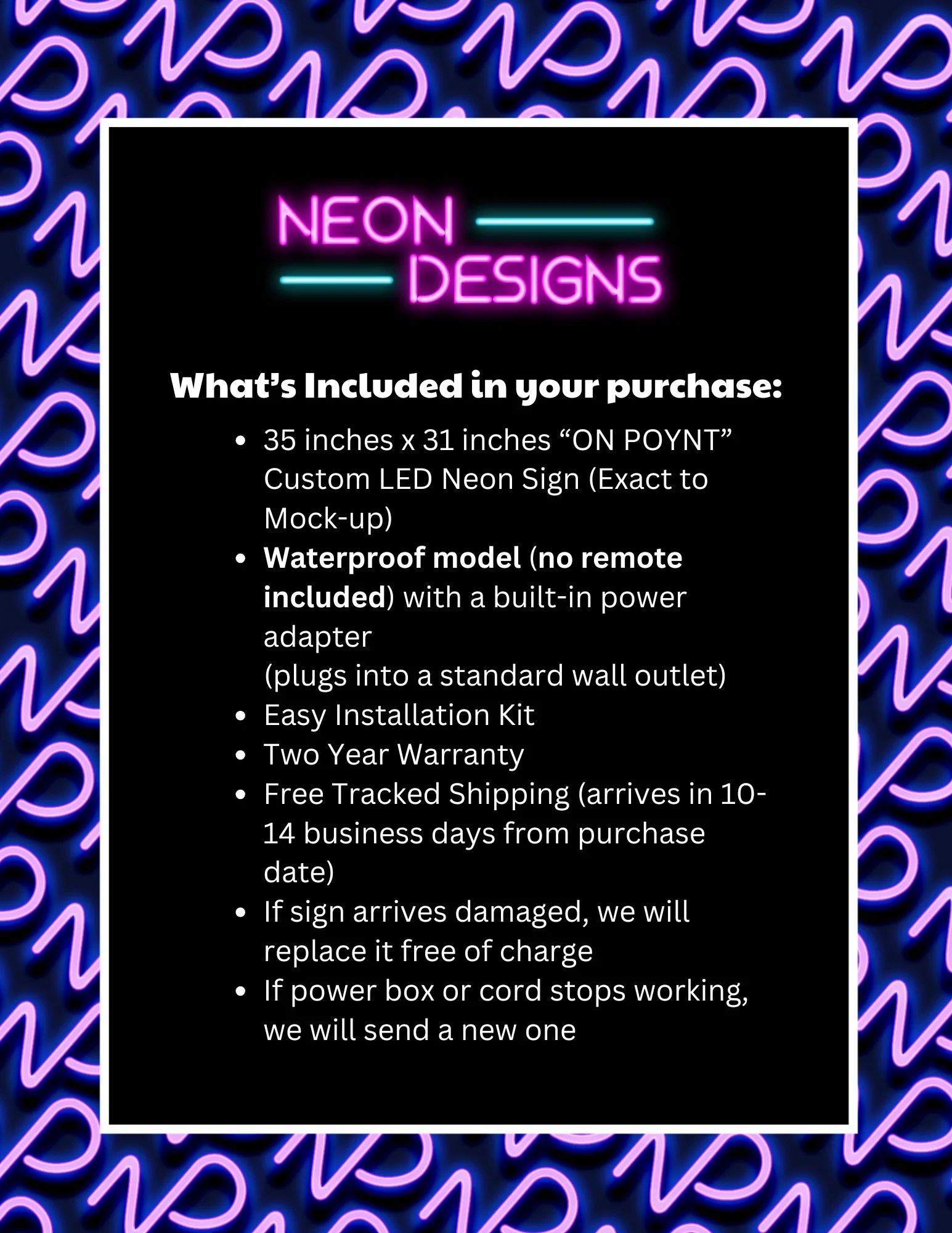 ON POYNT - Premium Neon Artwork - Image 2
