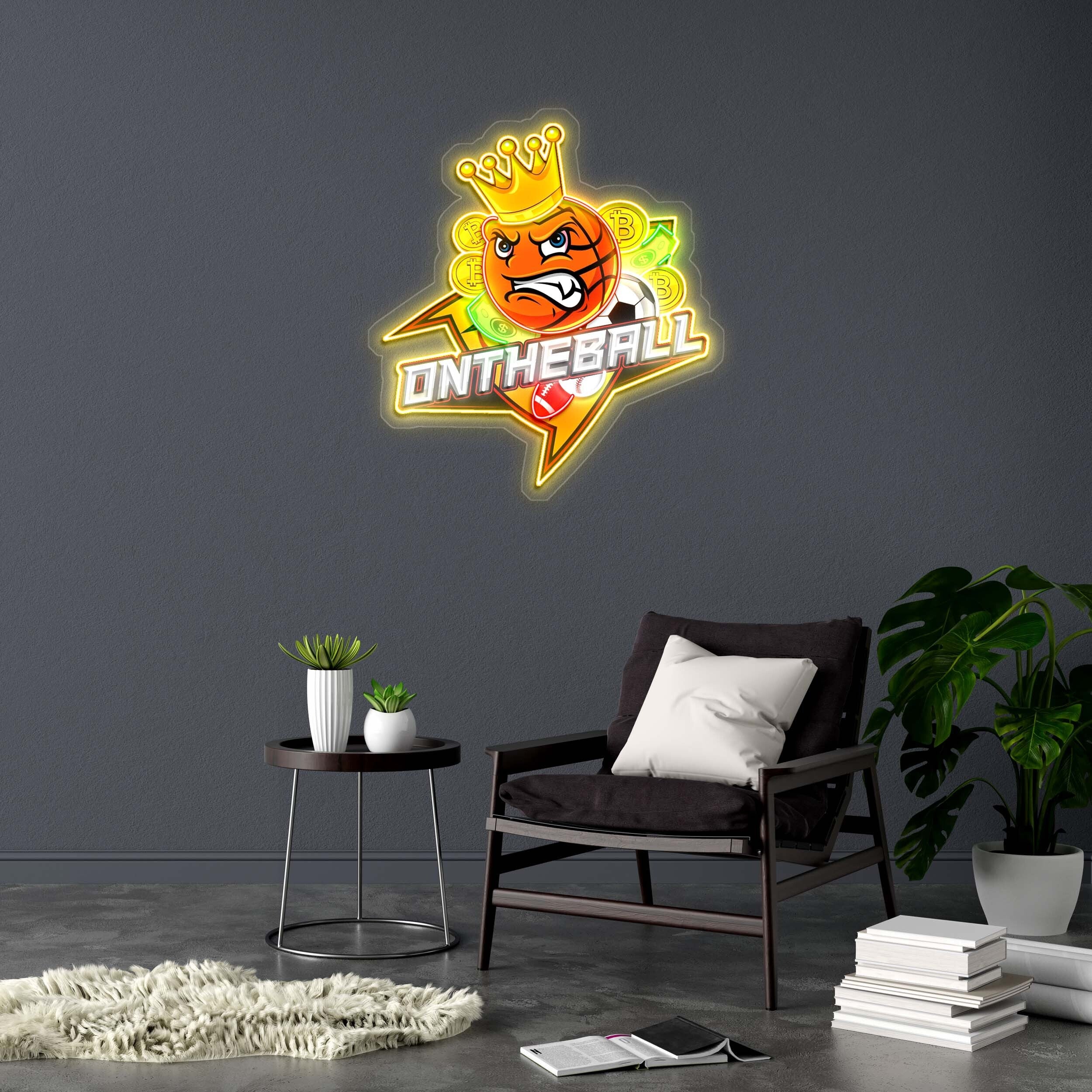 ON THE BALL - Premium Neon Artwork