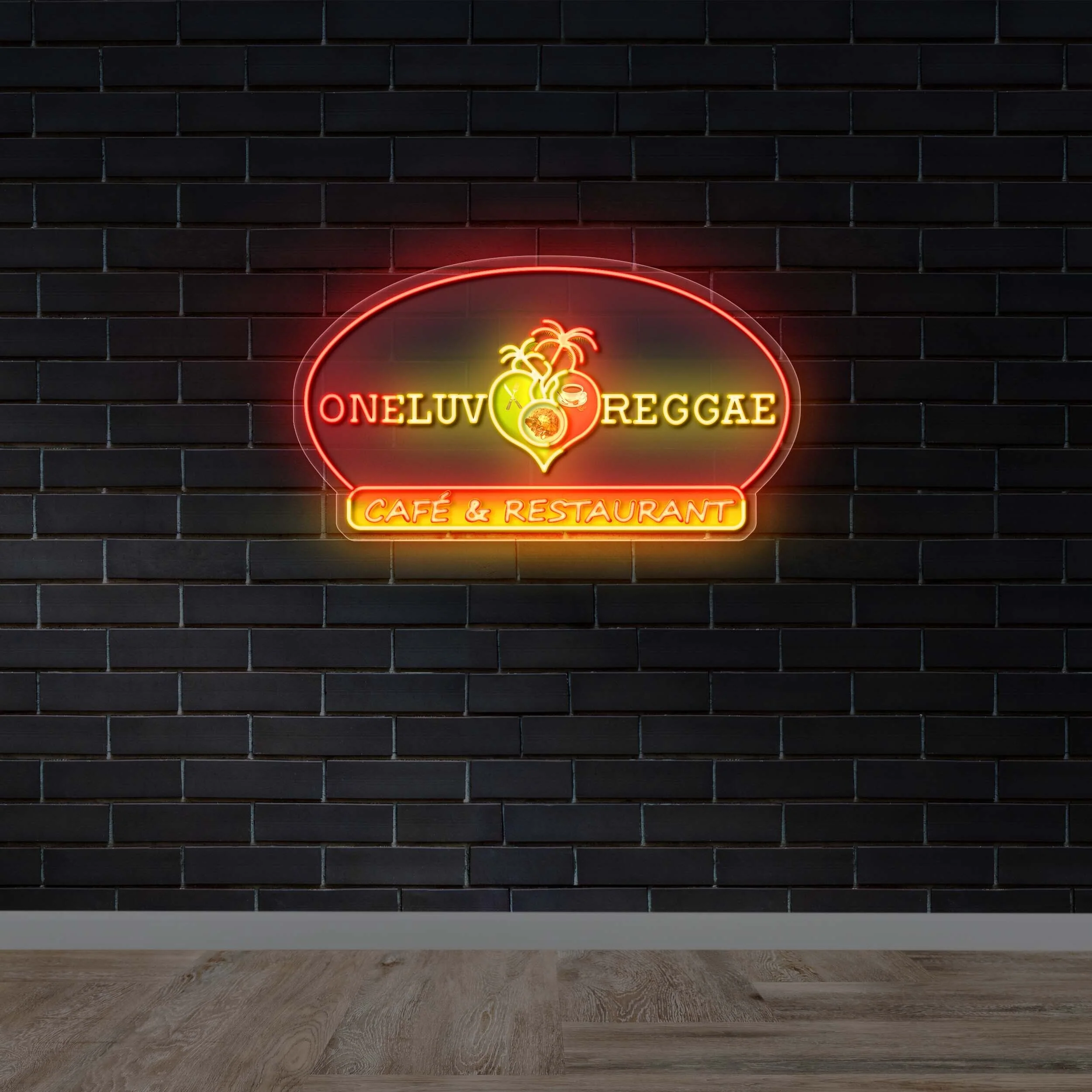 ONELUV – Premium Neon Artwork