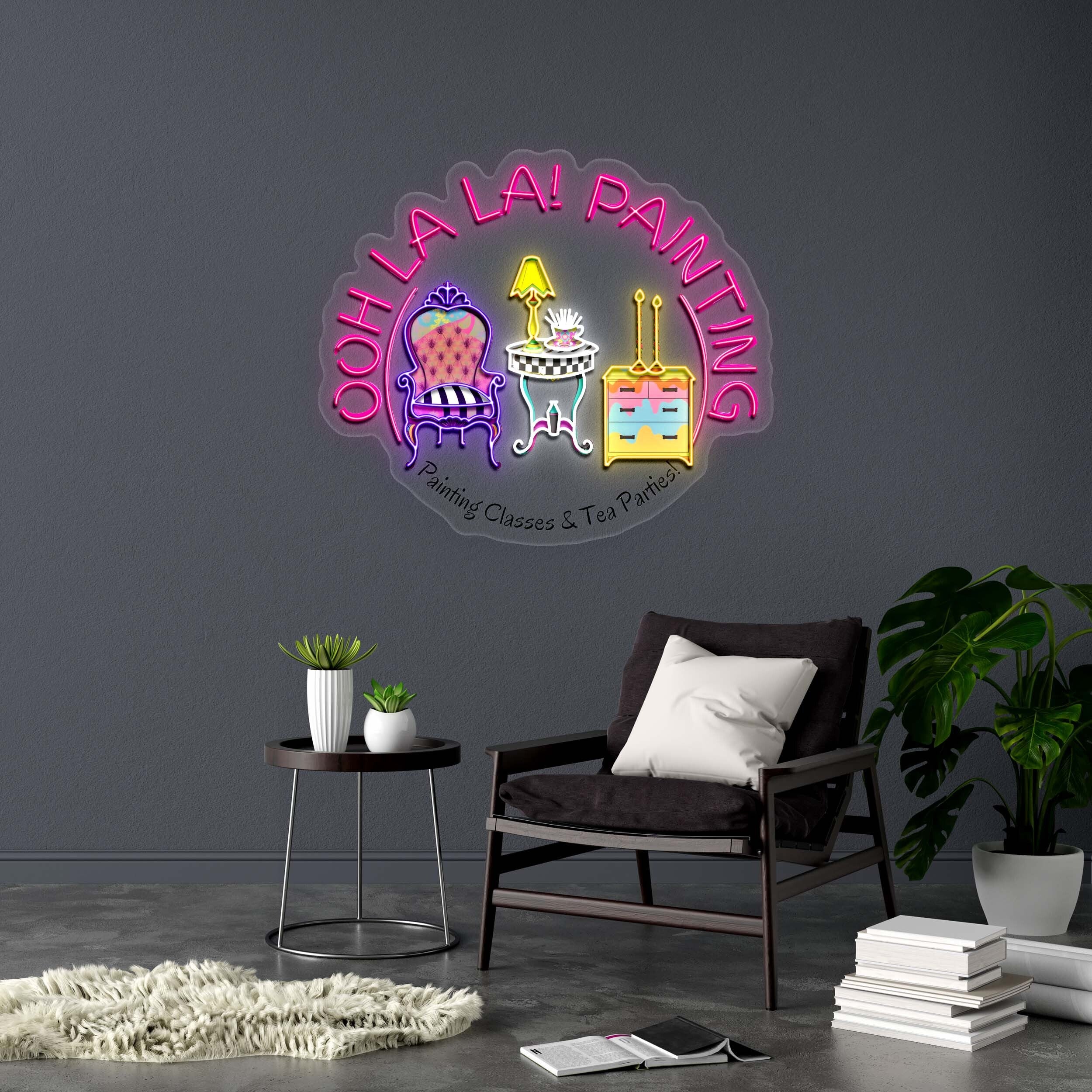 OOH LA LA! PAINTING - Premium Neon Artwork
