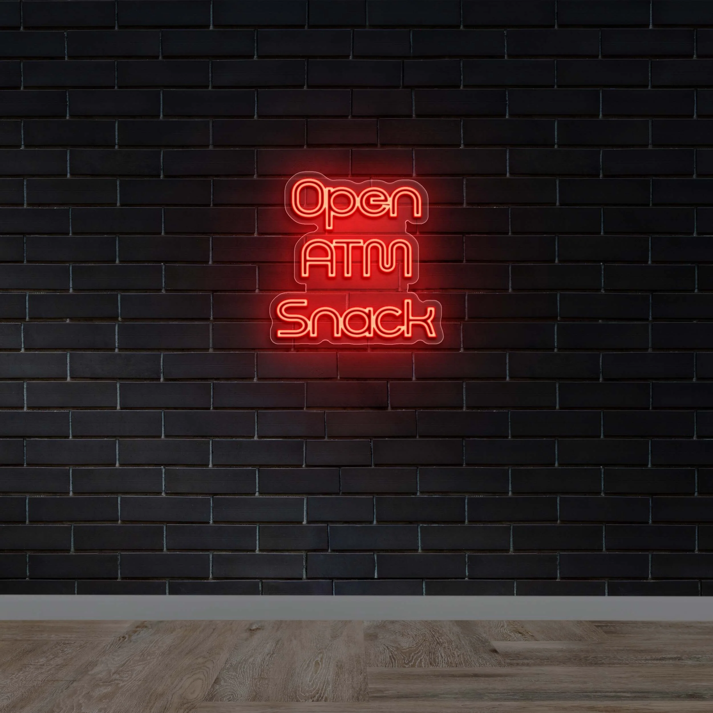 Open ATM Snack - Premium Neon Artwork