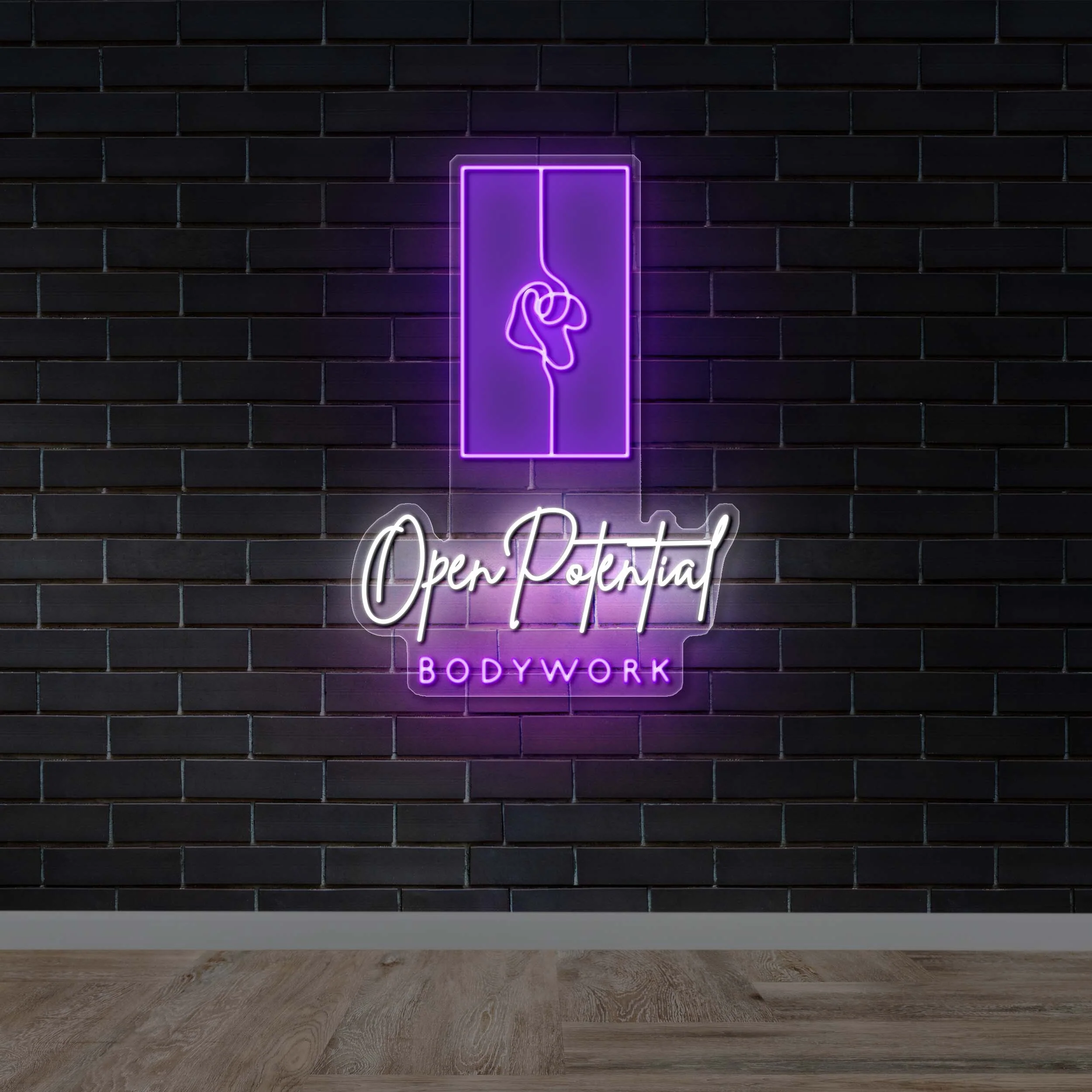 Open Potential BODY WORK - Premium Neon Artwork