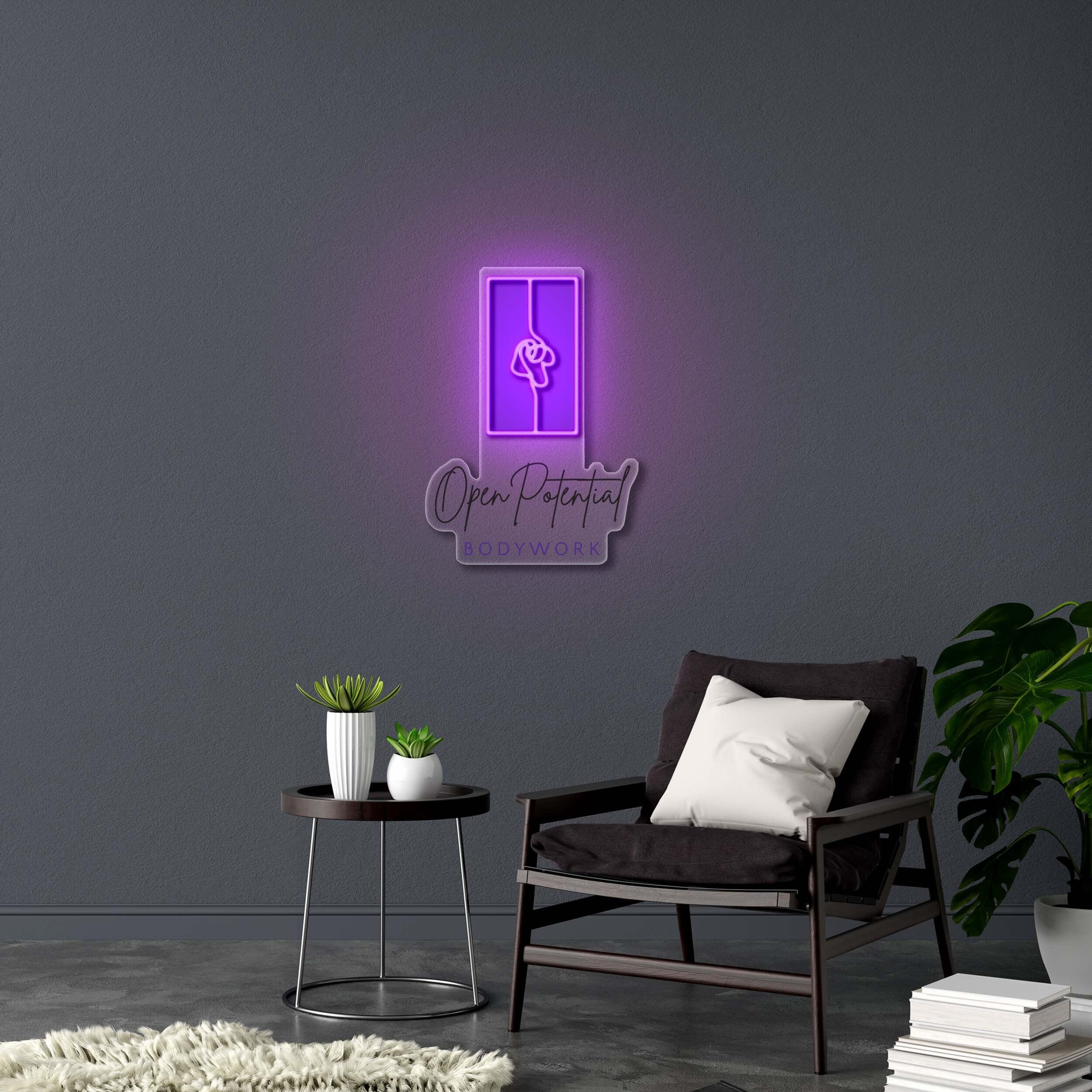 OPEN POTENTIAL - Premium Neon Artwork