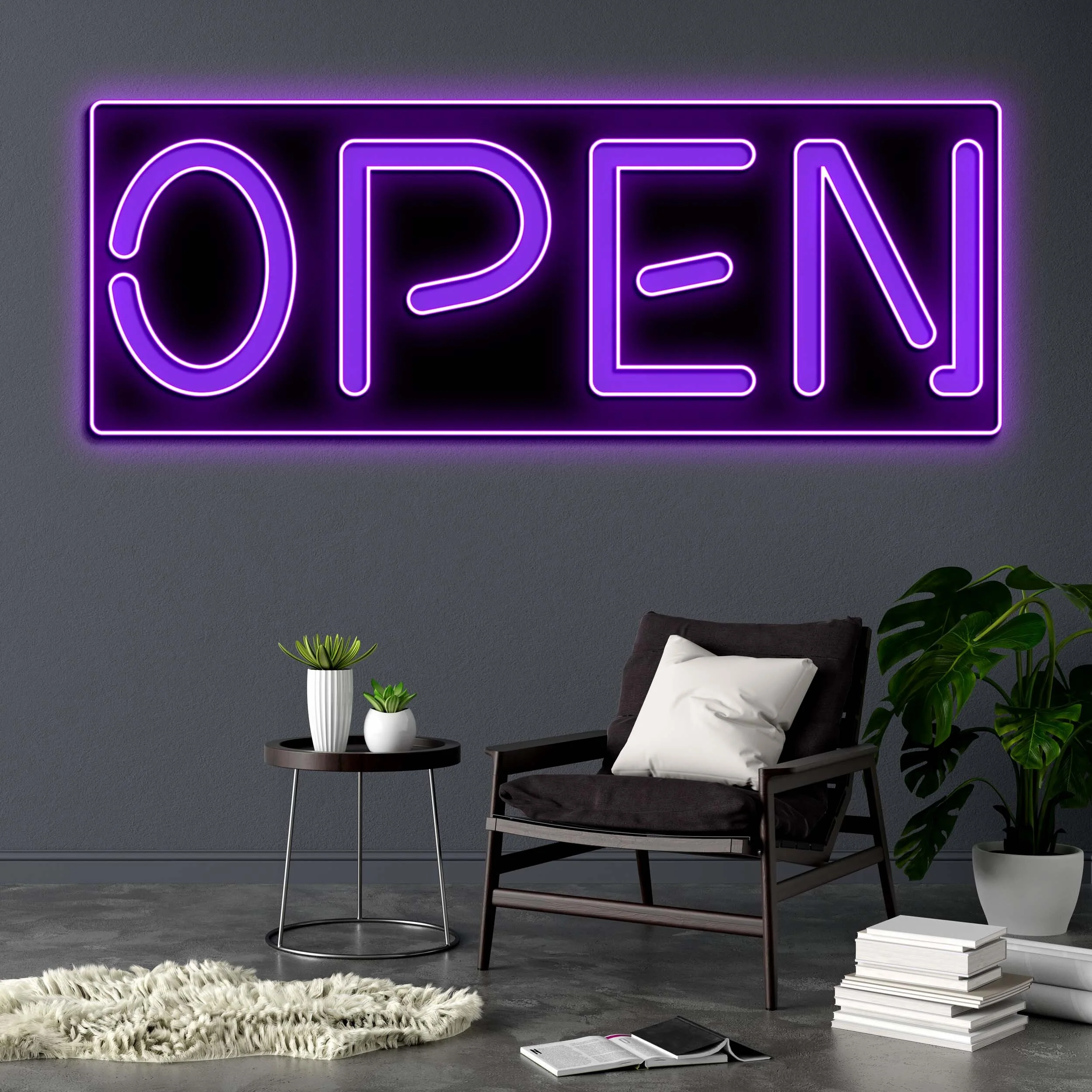 OPEN - Premium Neon Artwork