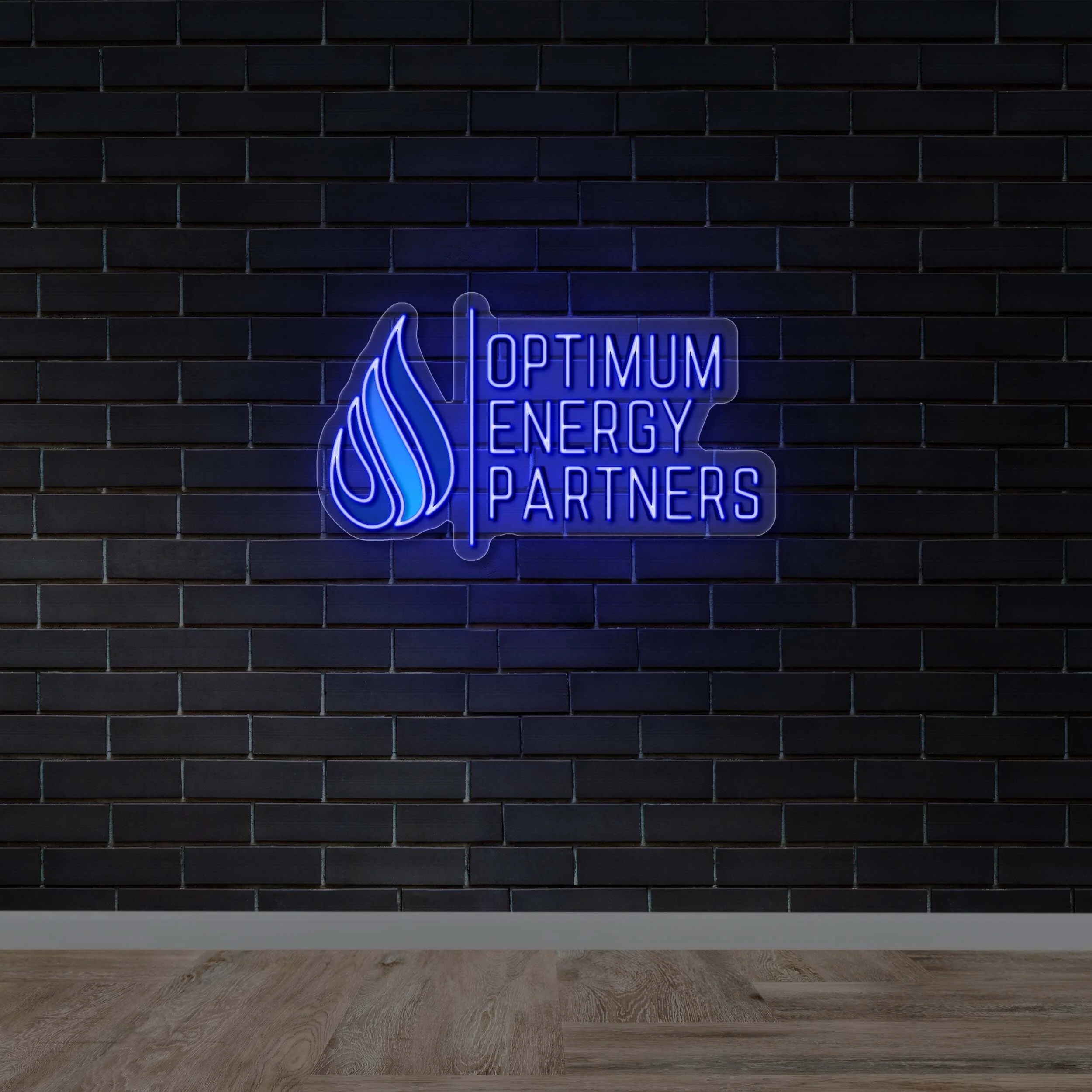OPTIMUM ENERGY PARTNERS - Premium Neon Artwork