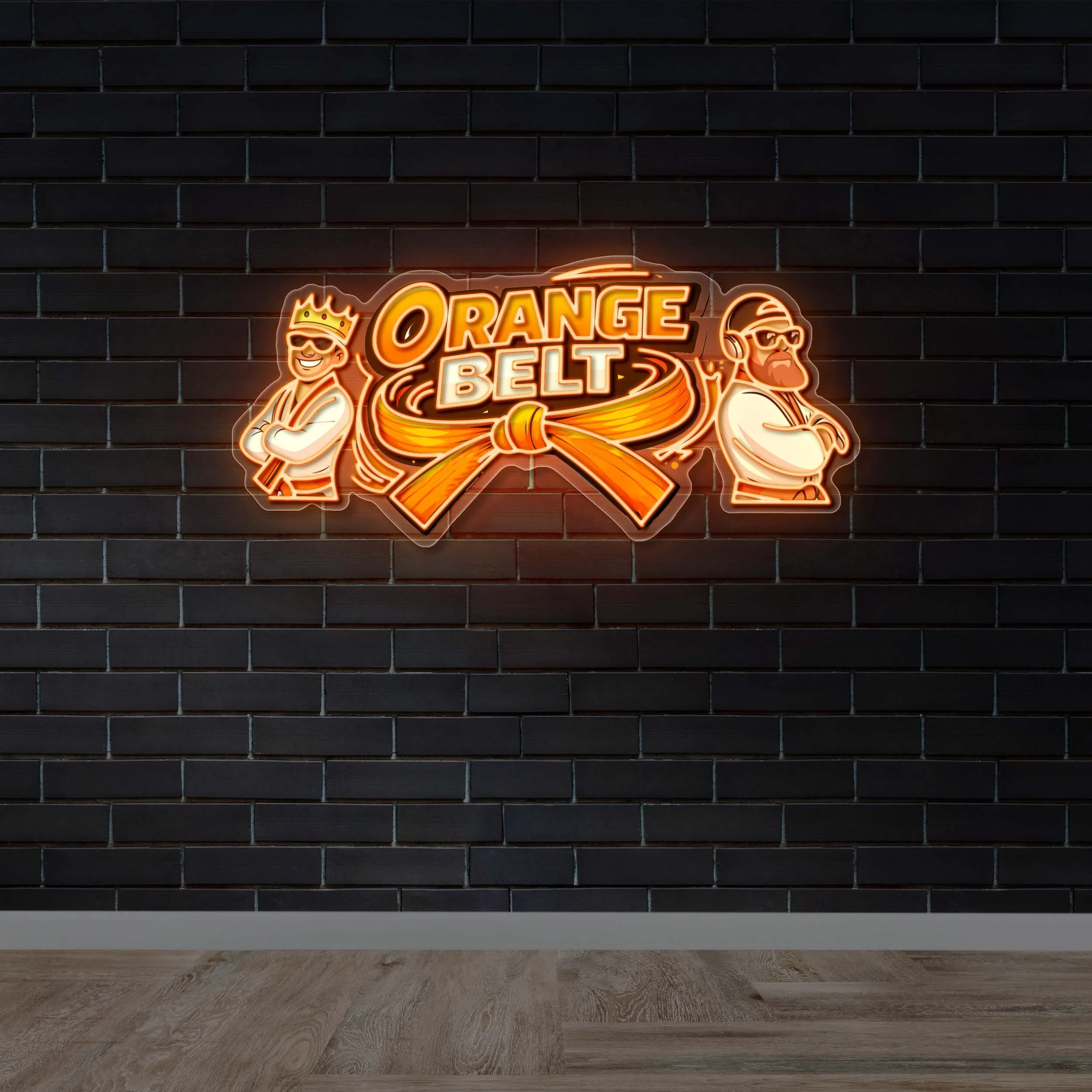 Orange Belt | 2nd Version - Premium Neon Artwork