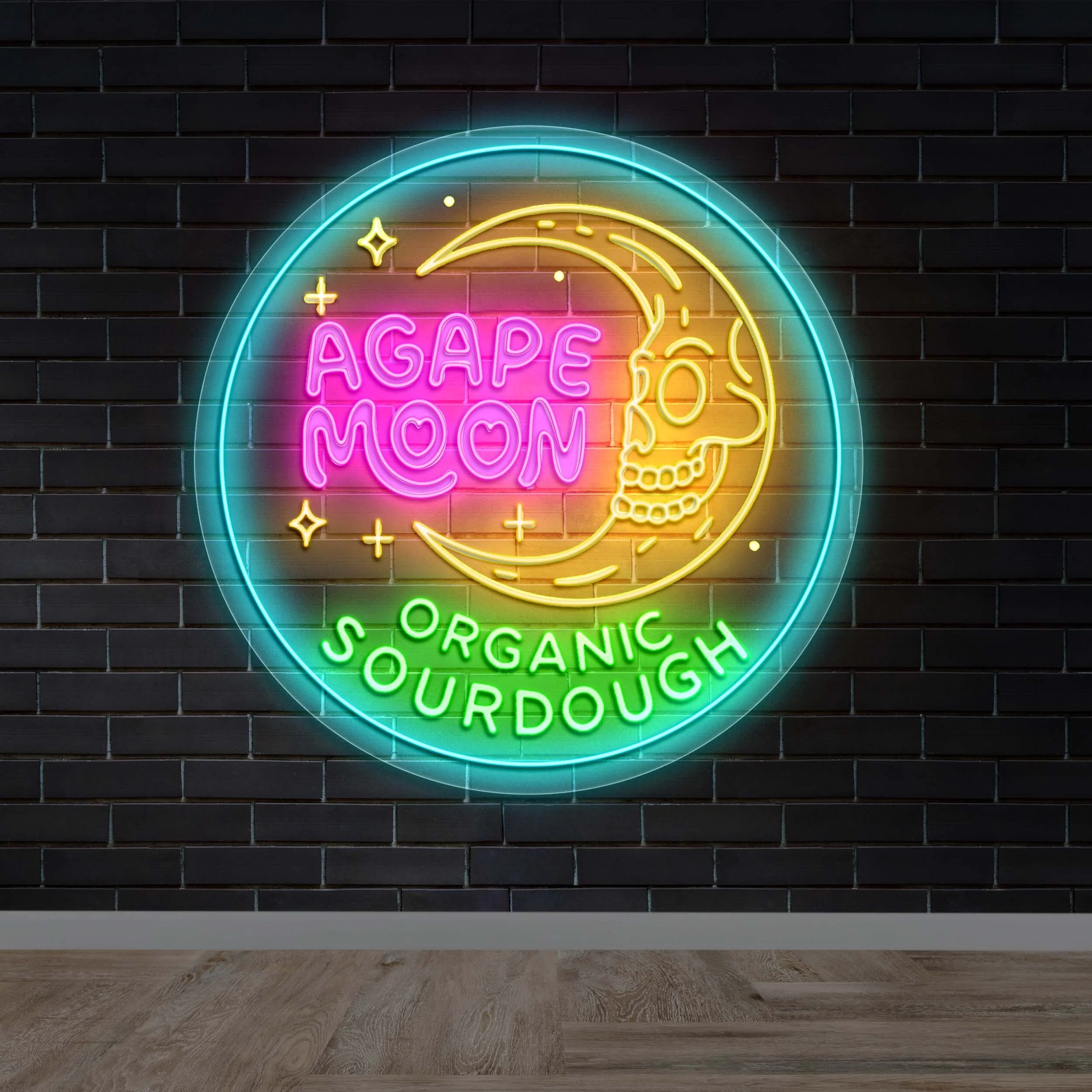 Organic Sourdough - Premium Neon Artwork