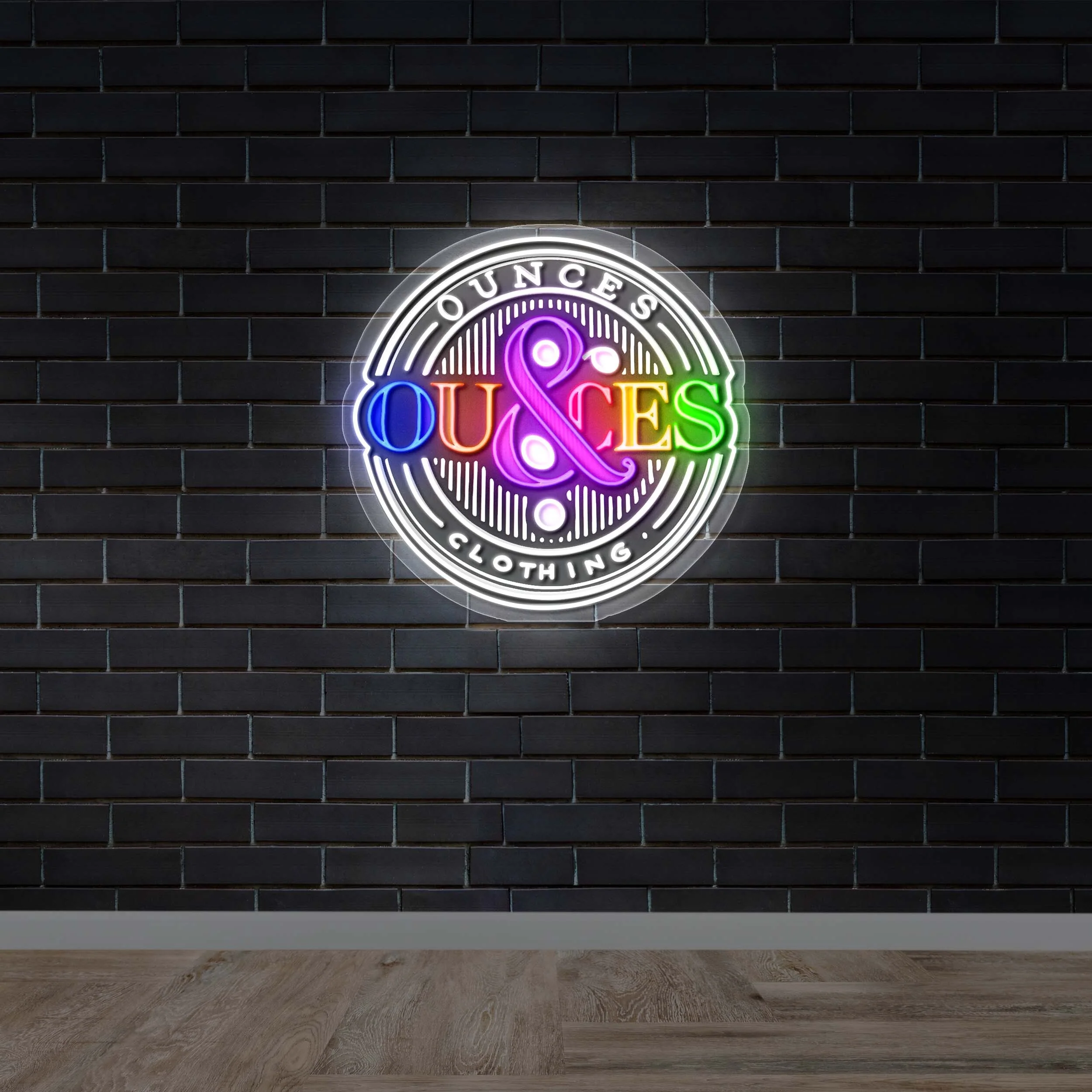 OUNCES - Premium Neon Artwork
