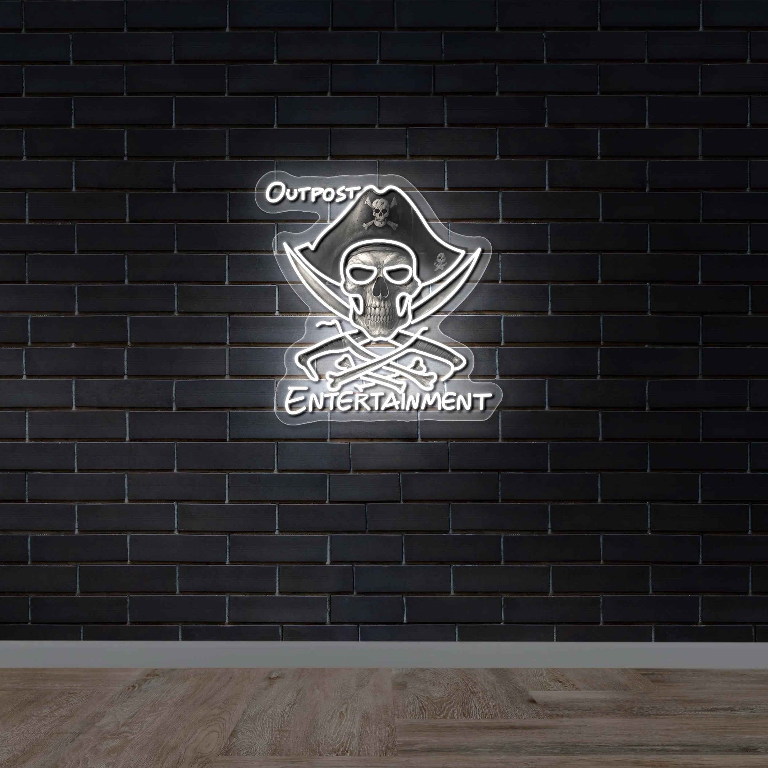 Outpost Entertainment - Premium Neon Artwork