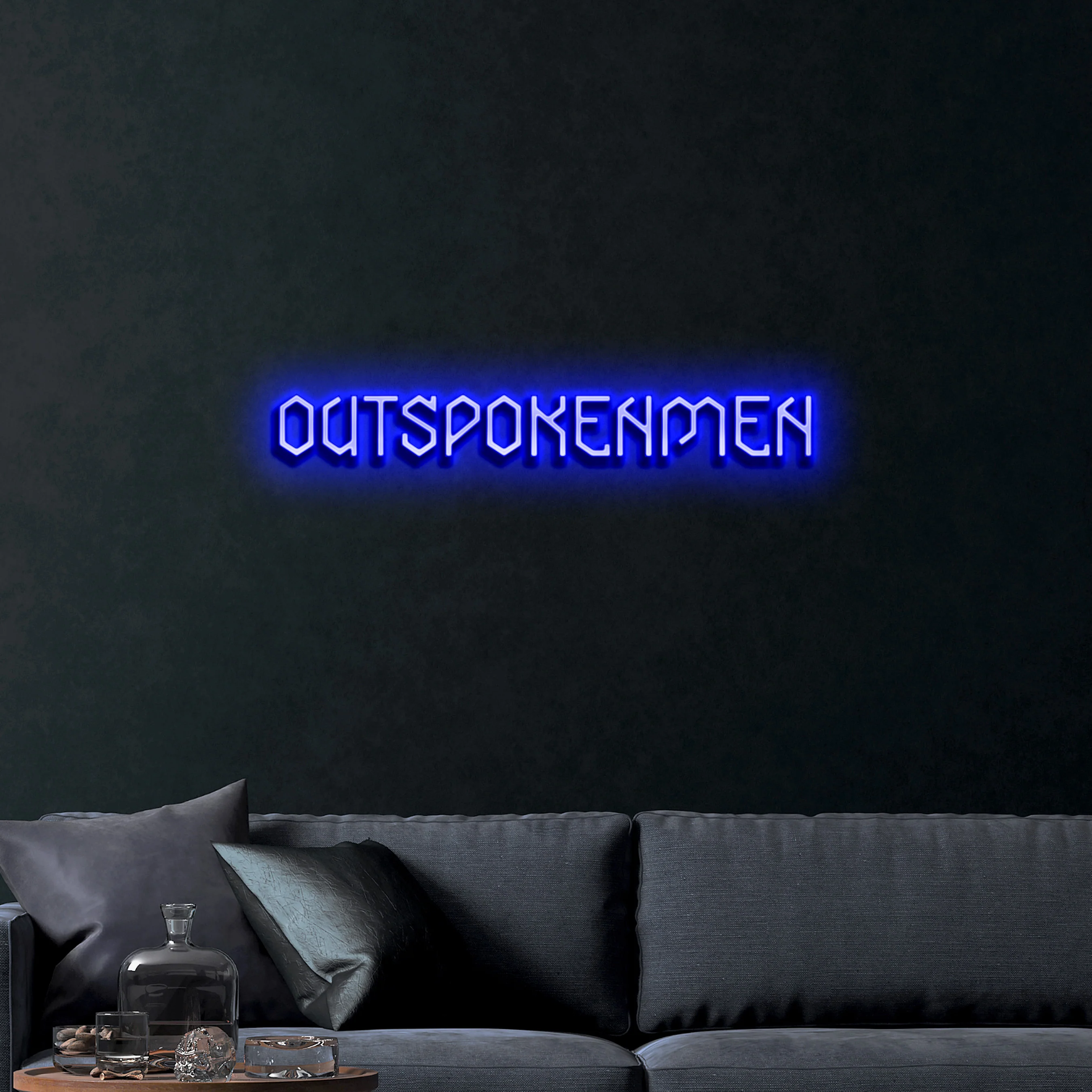 OUTSPOKENMEN – Premium Neon Artwork