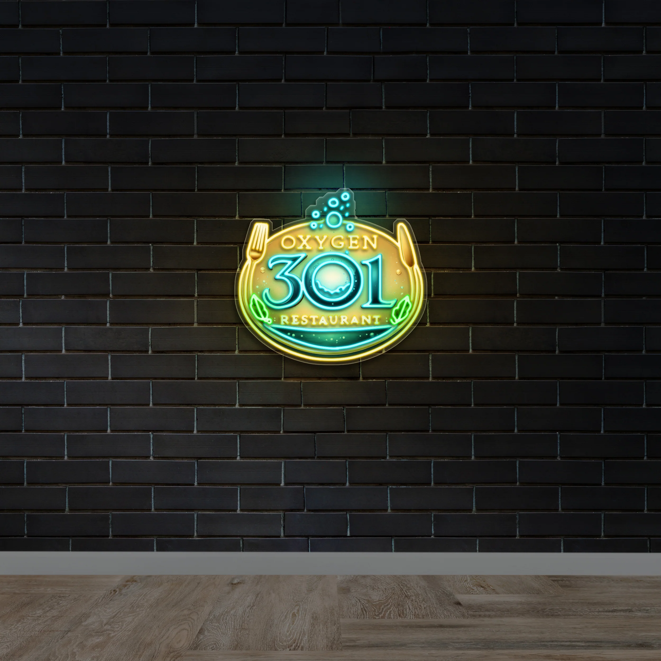 OXYGEN 301 - Premium Neon Artwork