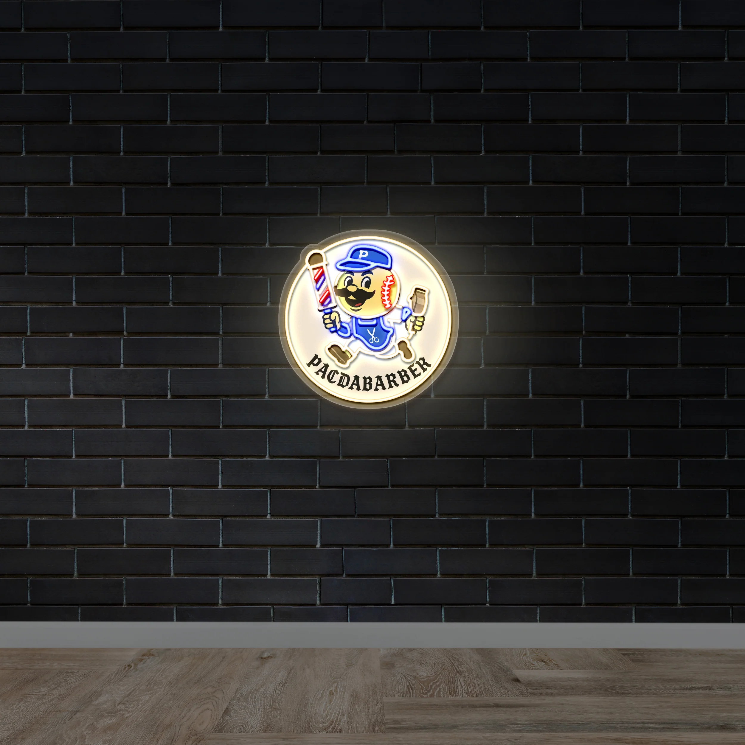 PACDABARBER - Premium Neon Artwork