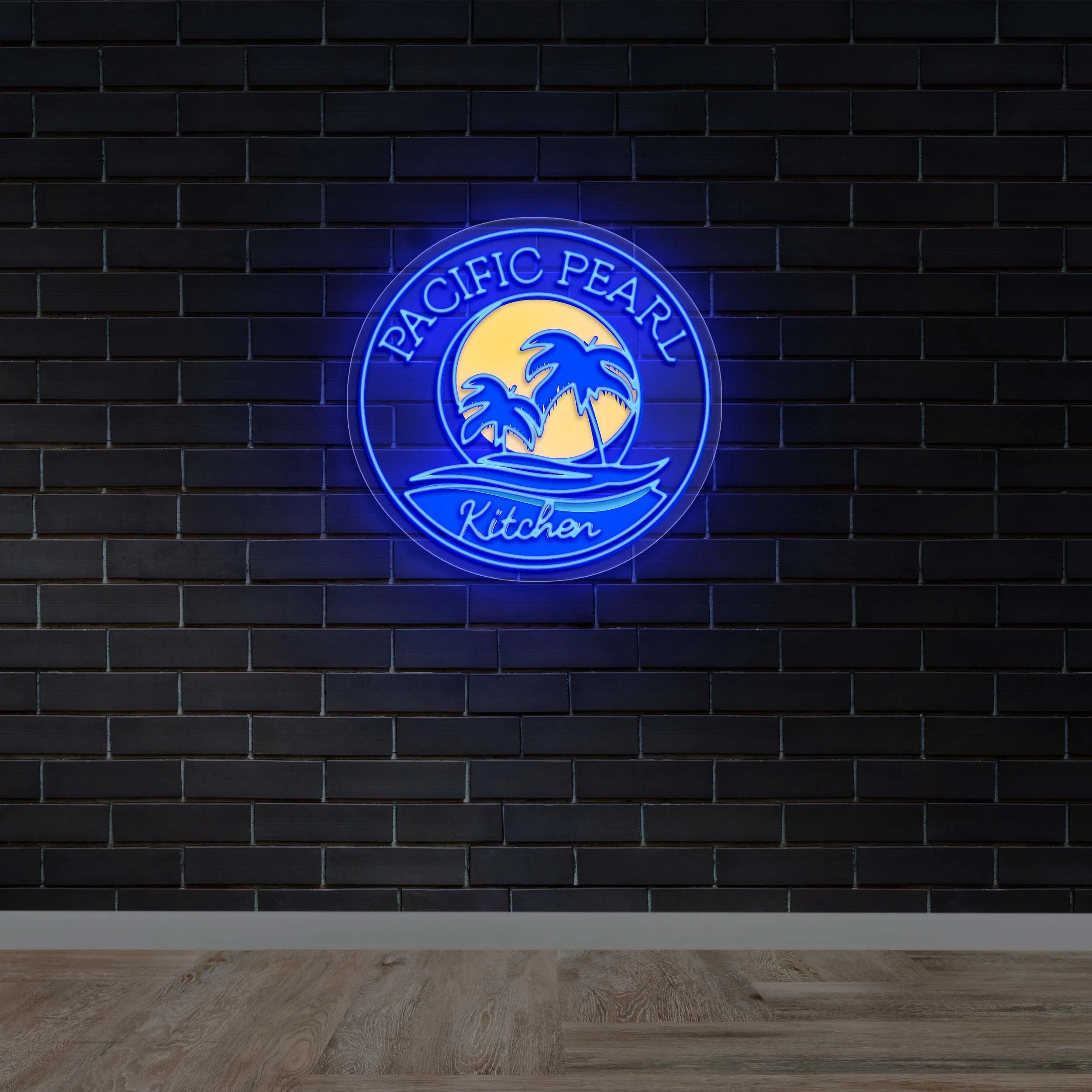 Pacific Pearl Kitchen - Premium Neon Artwork