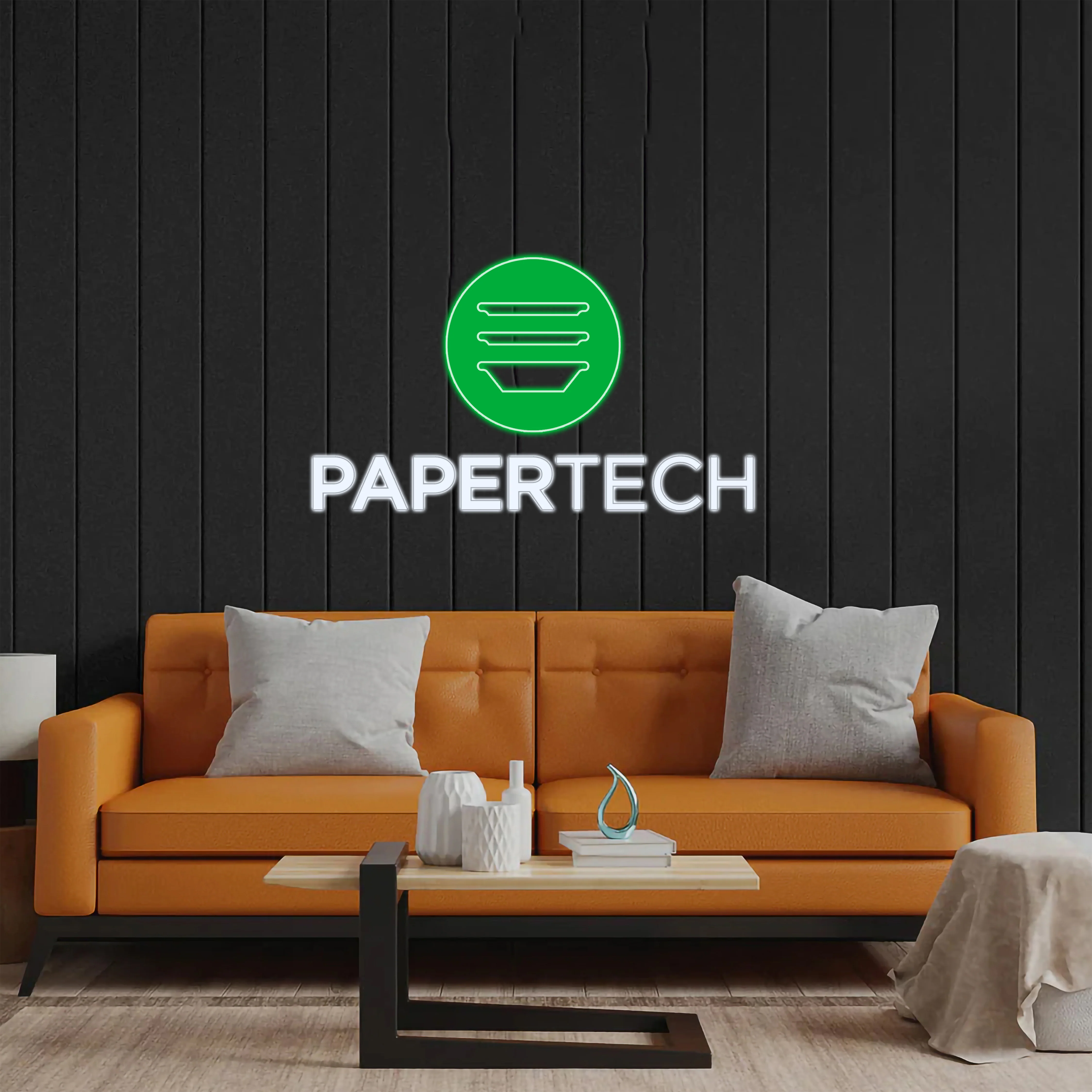 PaperTech - Premium Neon Artwork