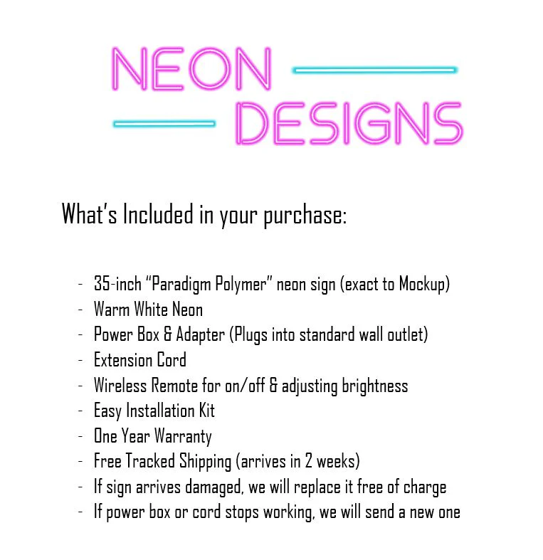 Paradigm Polymer - Premium Neon Artwork - Image 2