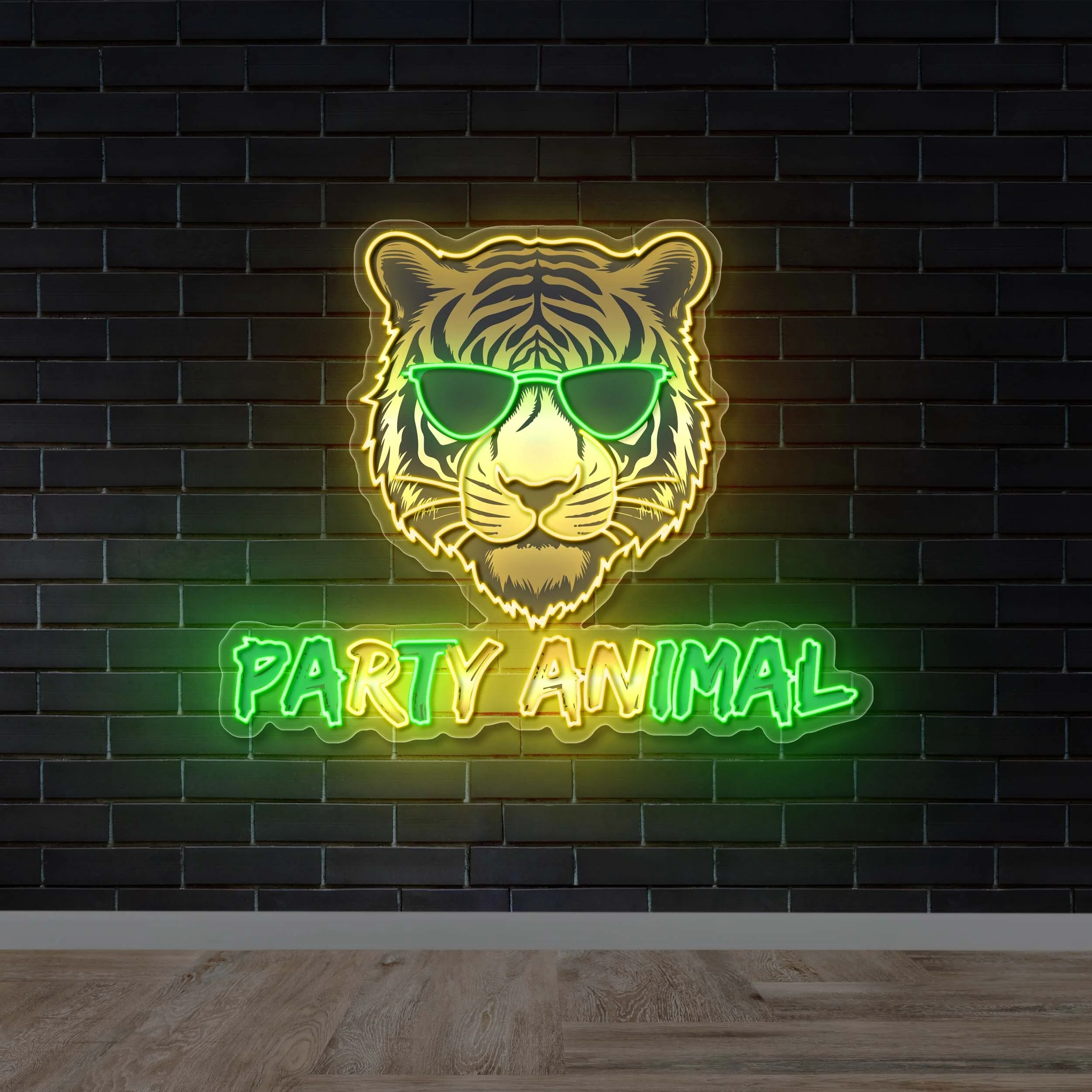 PARTY ANIMAL - Premium Neon Artwork