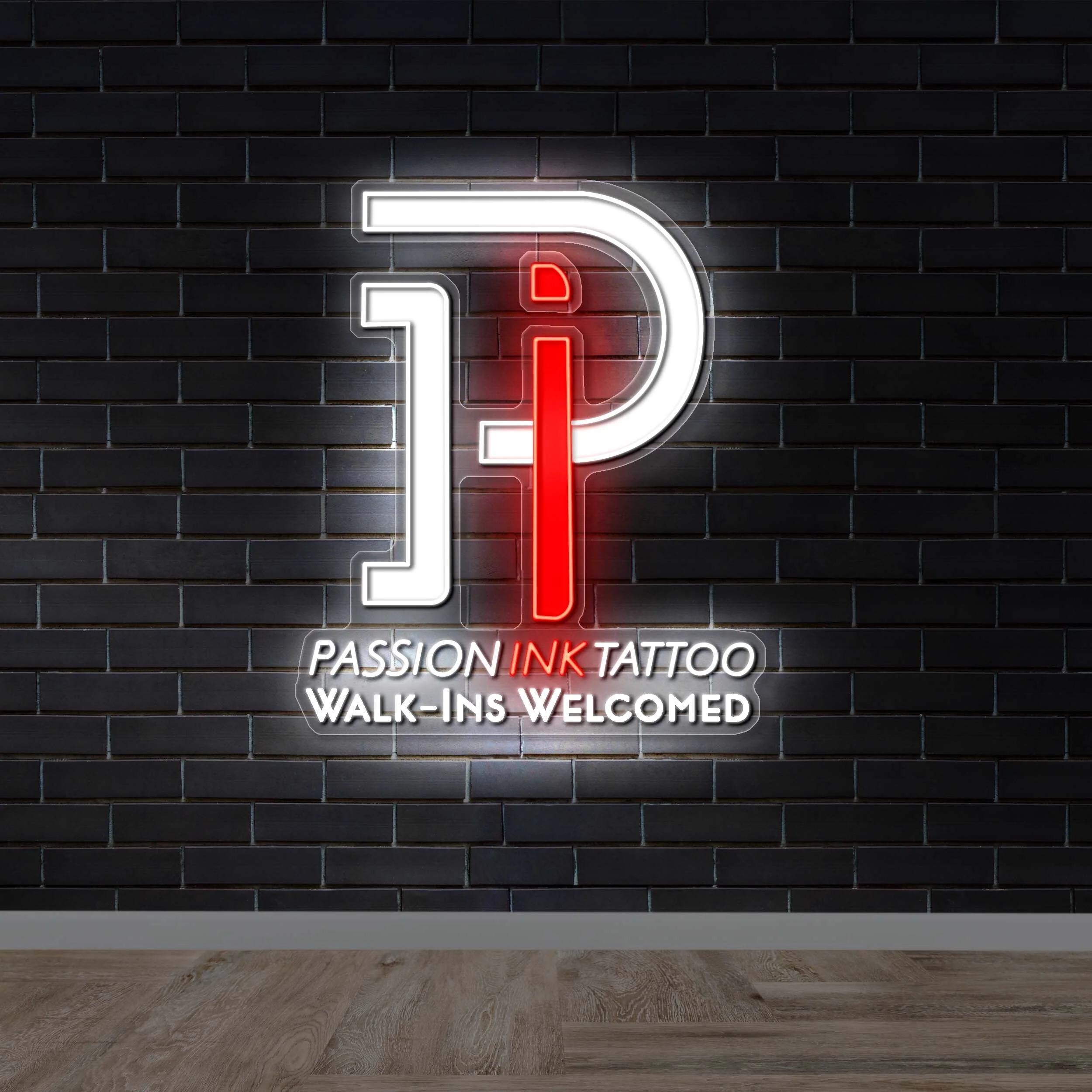 PASSION INK TATTOO - Premium Neon Artwork