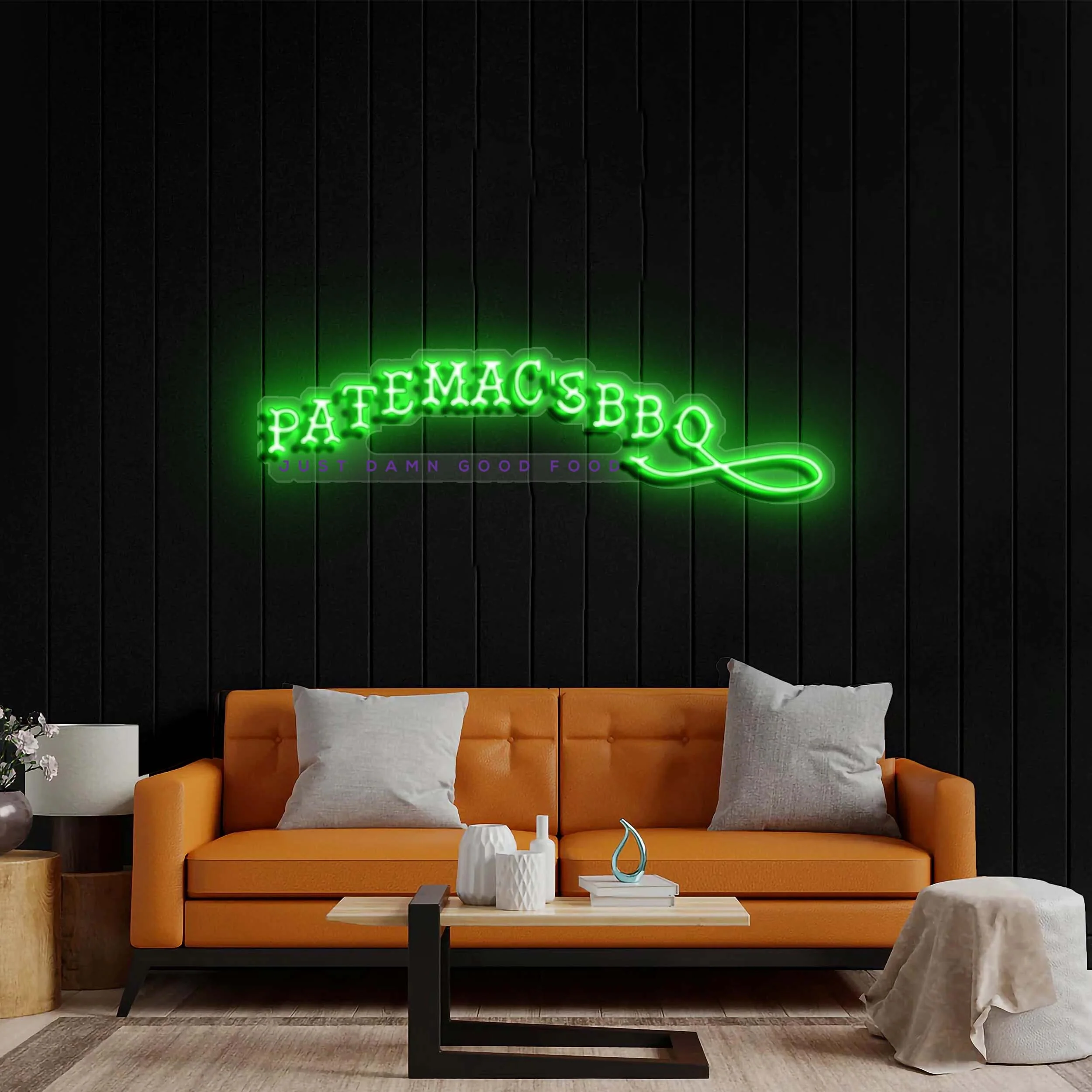 PAT E MAC'S BBQ - Premium Neon Artwork - Image 2