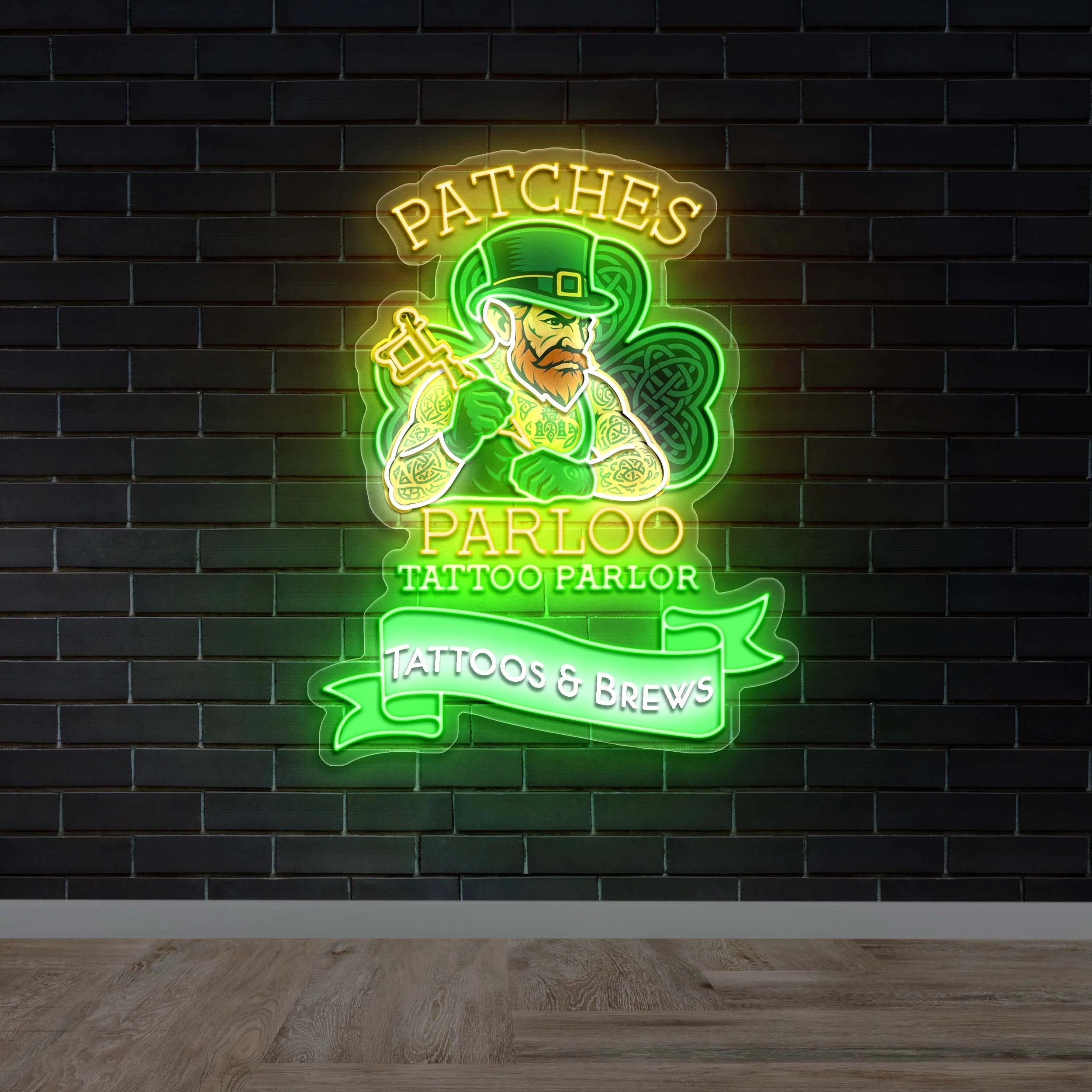 Patches Parloo Tattoo Parlor | 2nd Version - Premium Neon Artwork