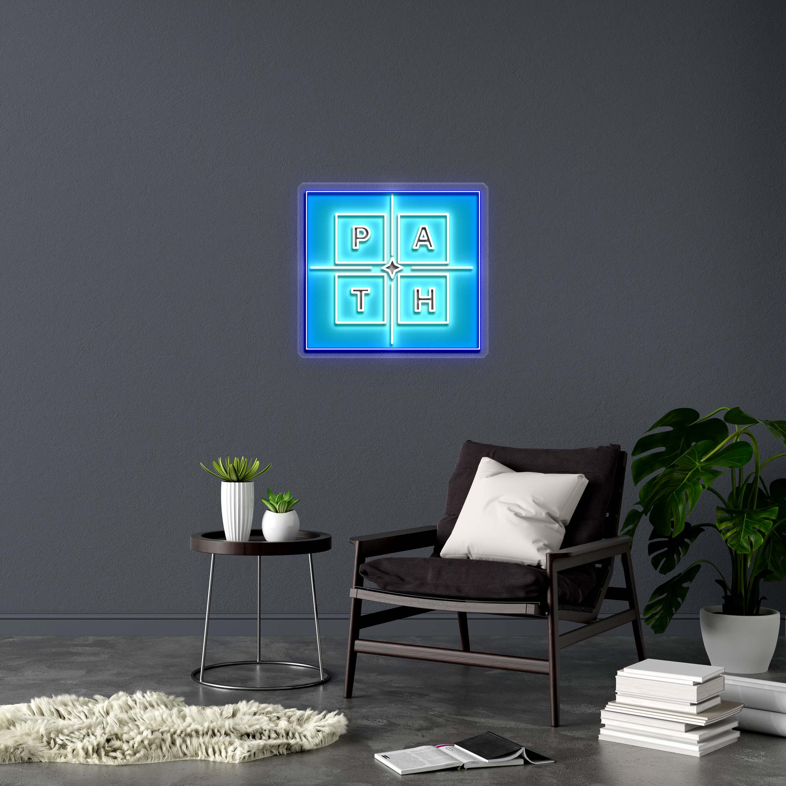 PATH - Premium Neon Artwork