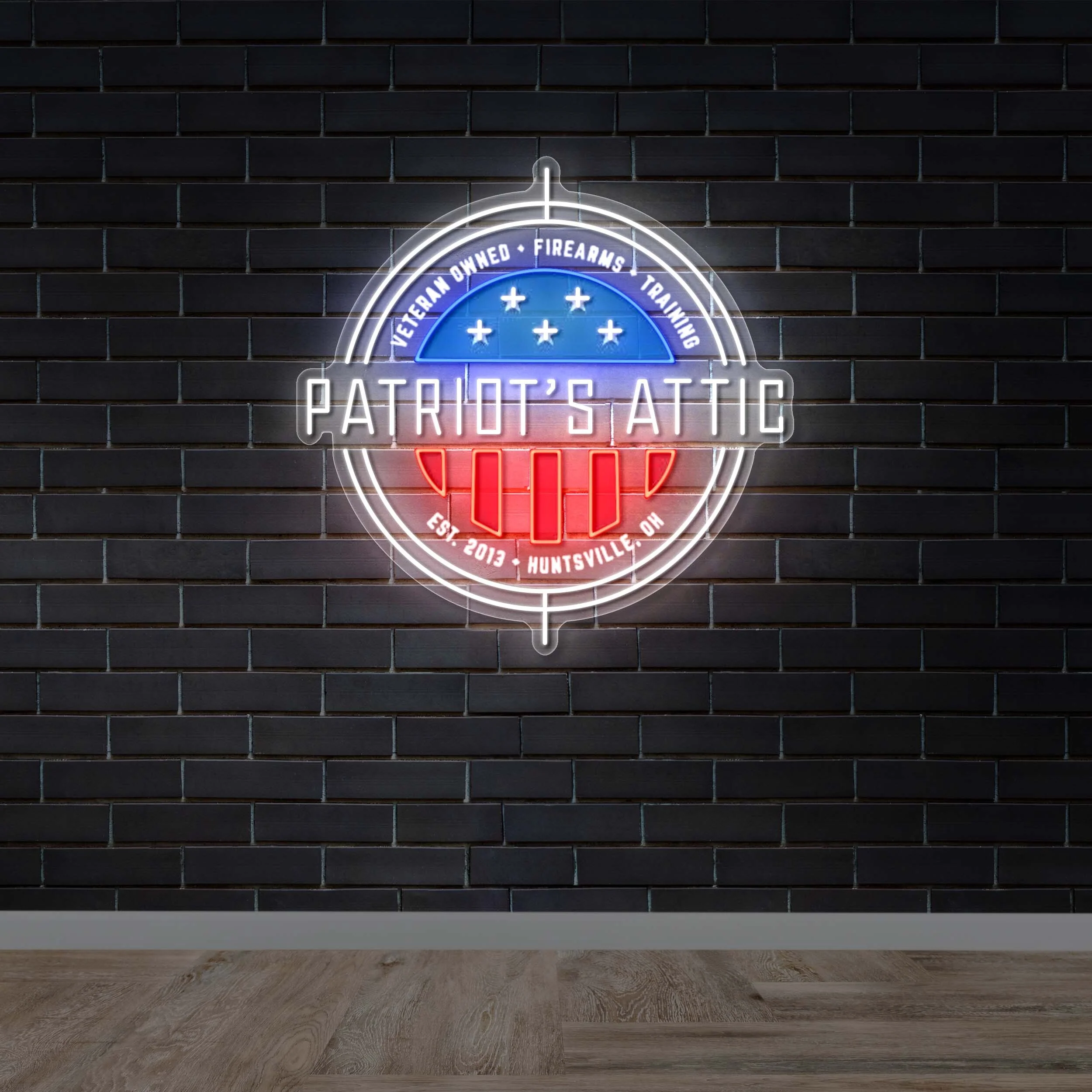 Patriot’s Attic -  Premium Neon Artwork