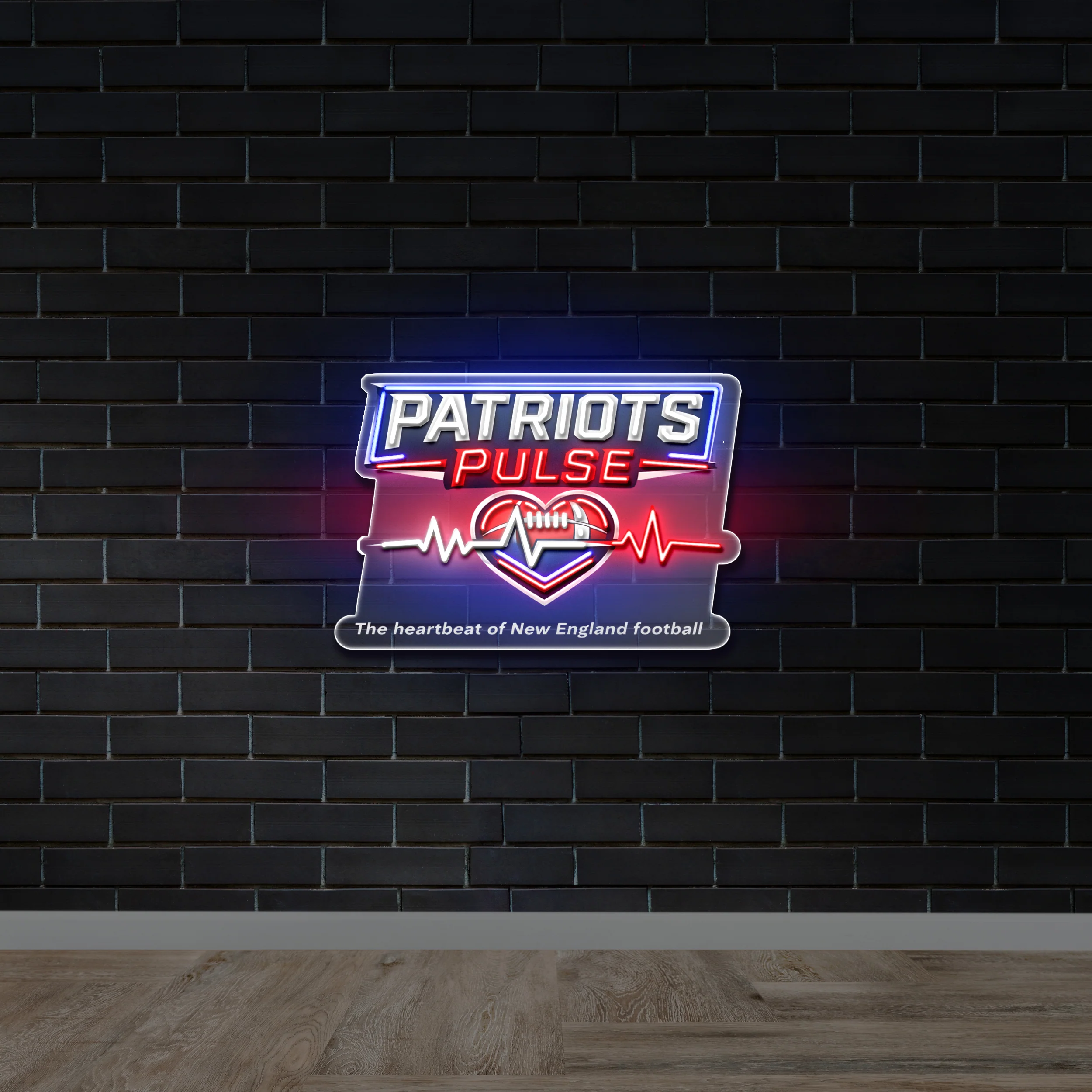 Patriots Pulse - Premium Neon Artwork