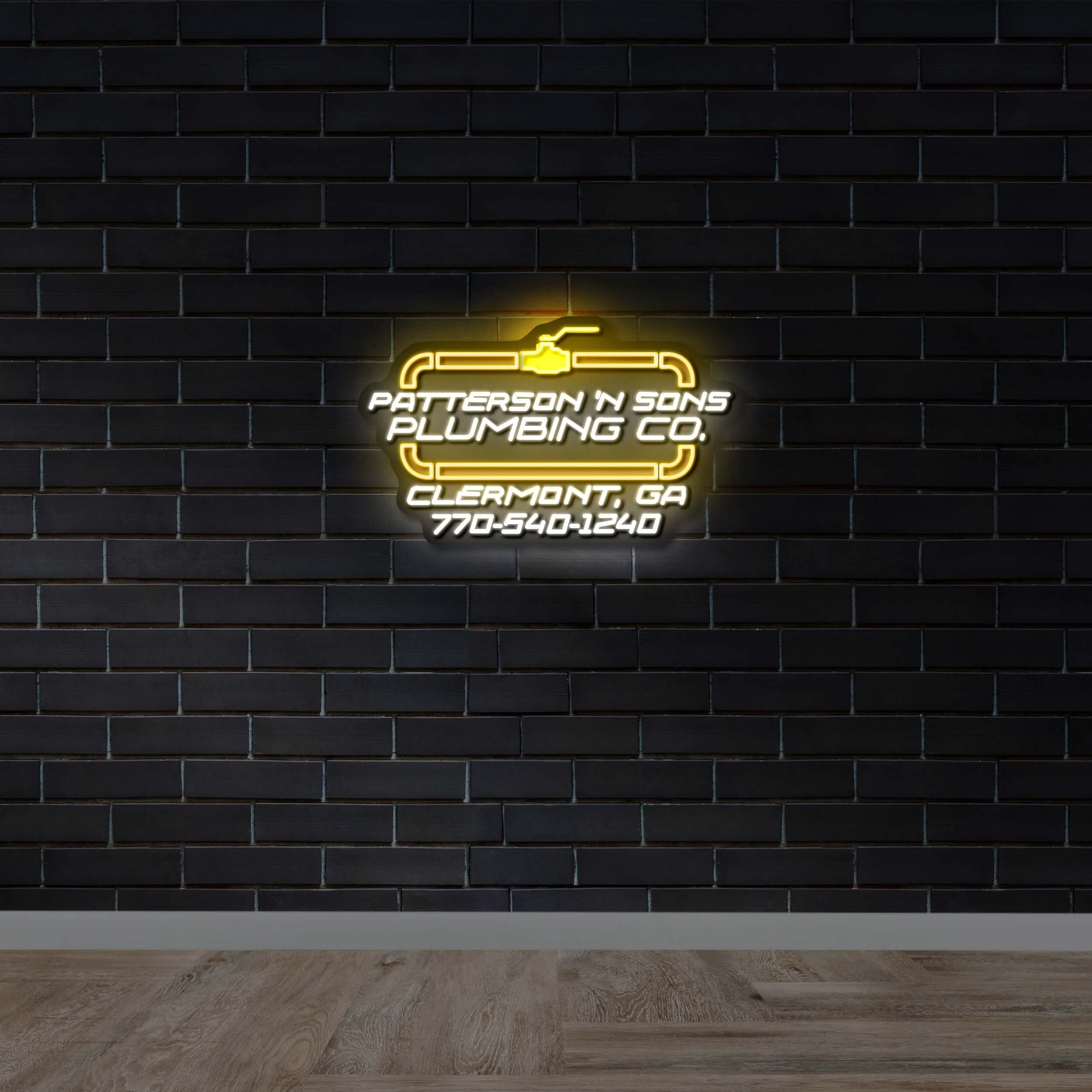 Patterson 'N Sons Plumbing Co. - Premium Neon Artwork - Image 2