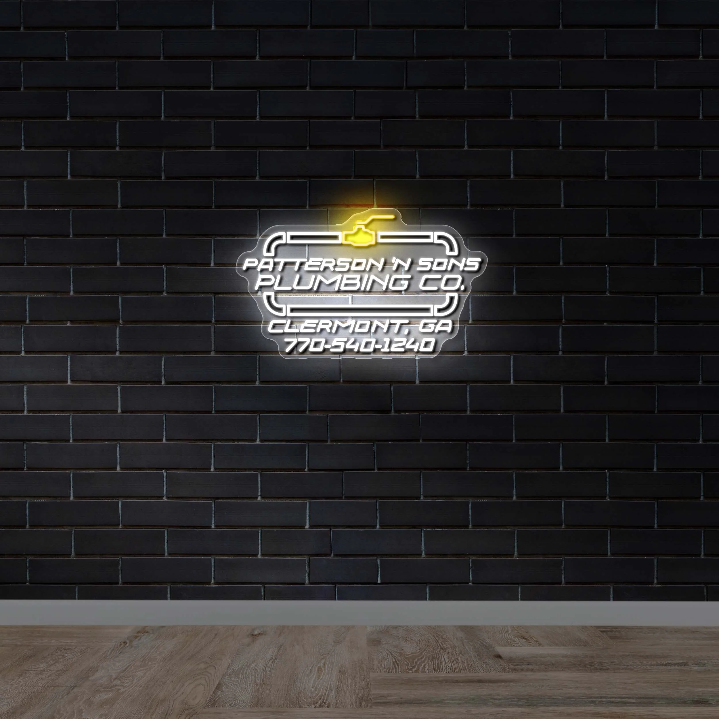 Patterson 'N Sons Plumbing Co. - Premium Neon Artwork - Image 3