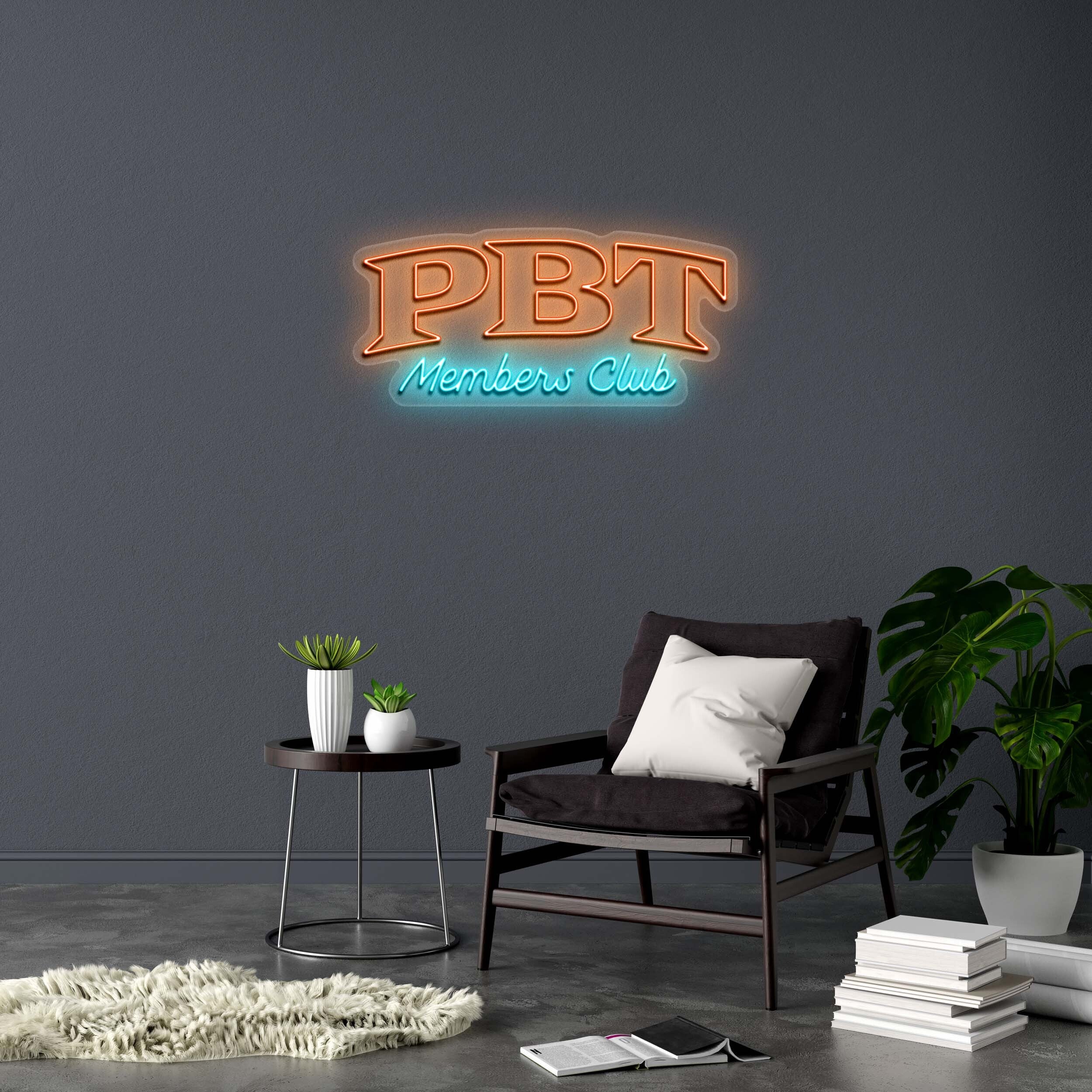 PBT Members Club I - Premium Neon Artwork