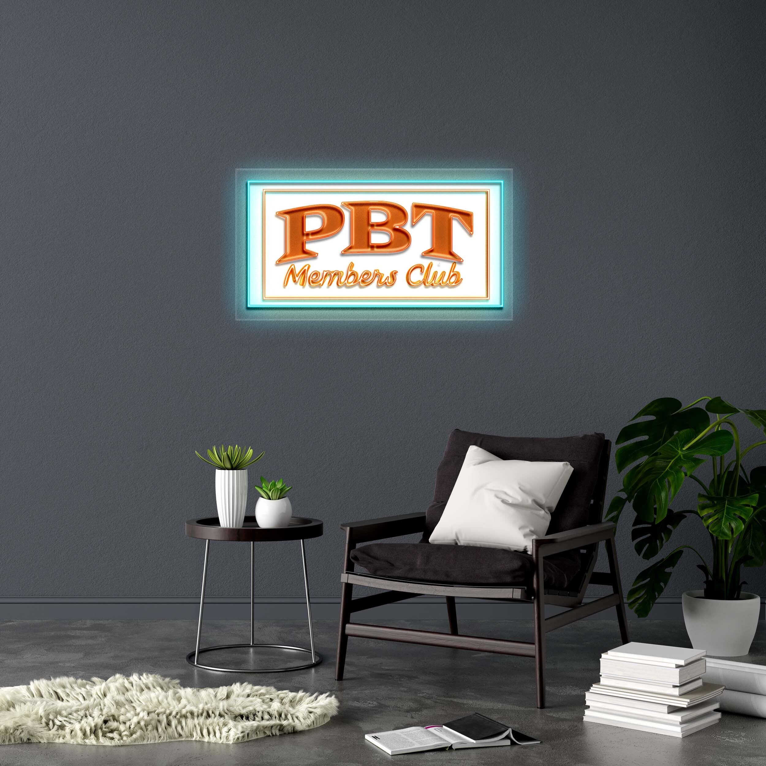 PBT Members Club ll - Premium Neon Artwork
