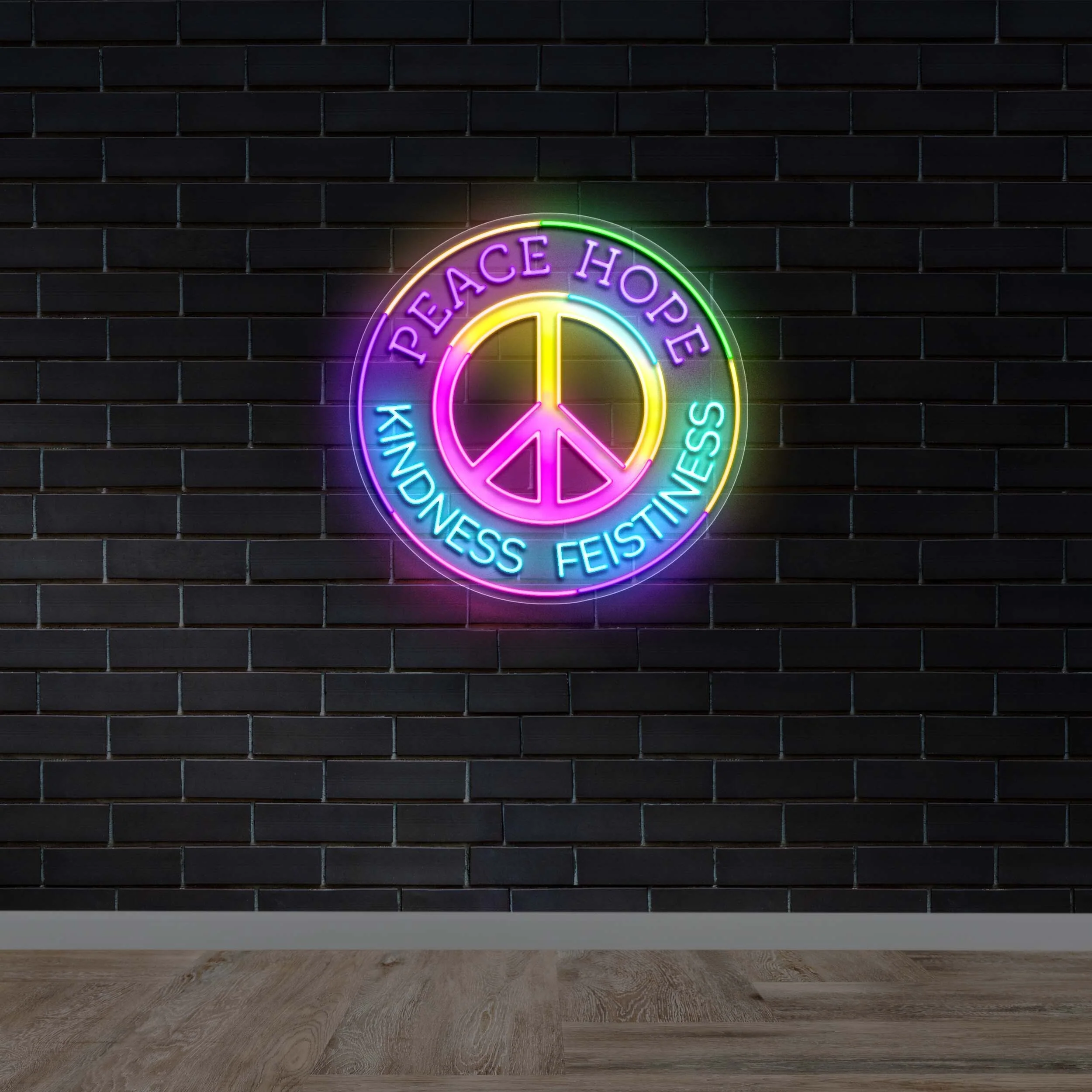 PEACE HOPE - Premium Neon Artwork