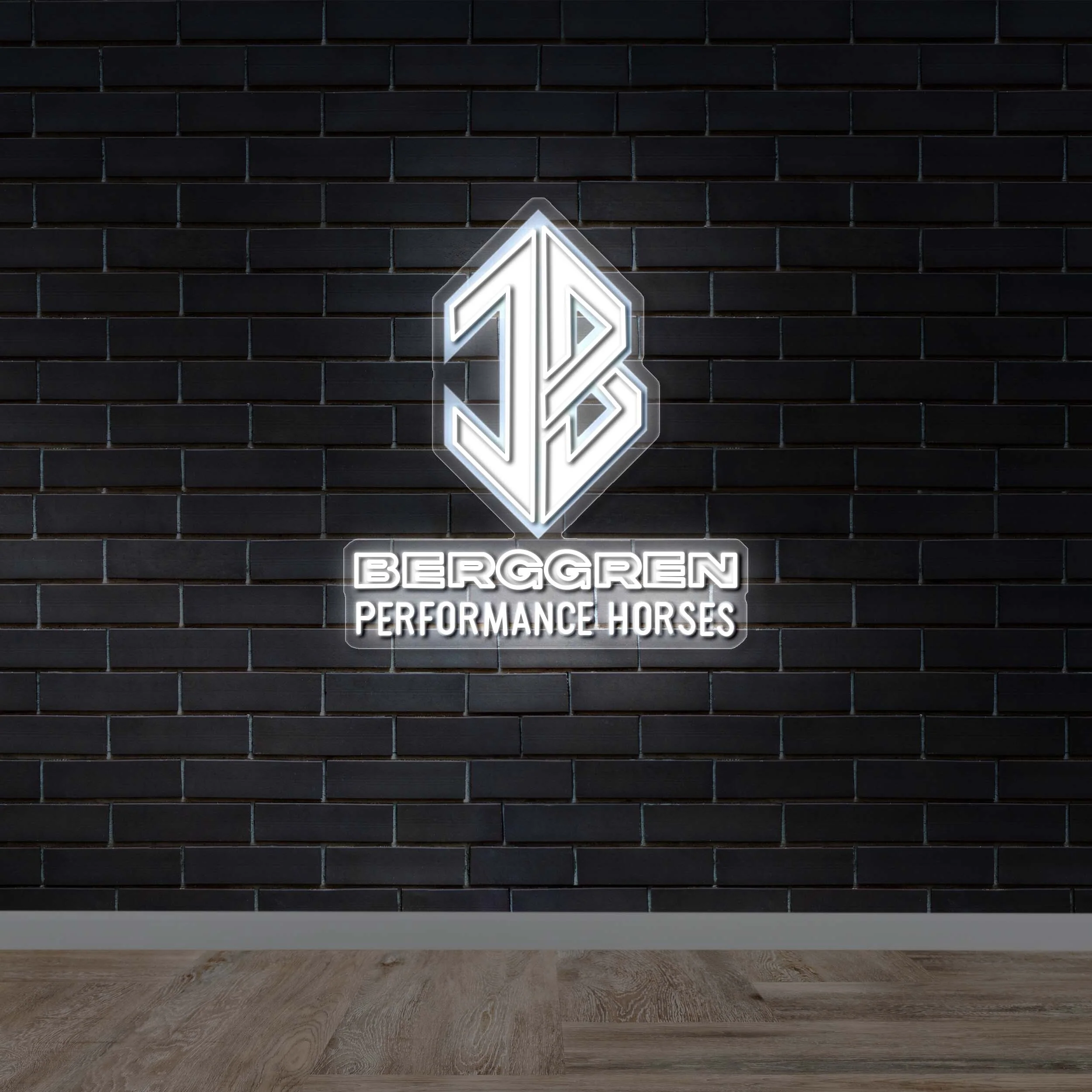 PERFORMANCE HORSES lit up - Premium Neon Artwork - Image 2