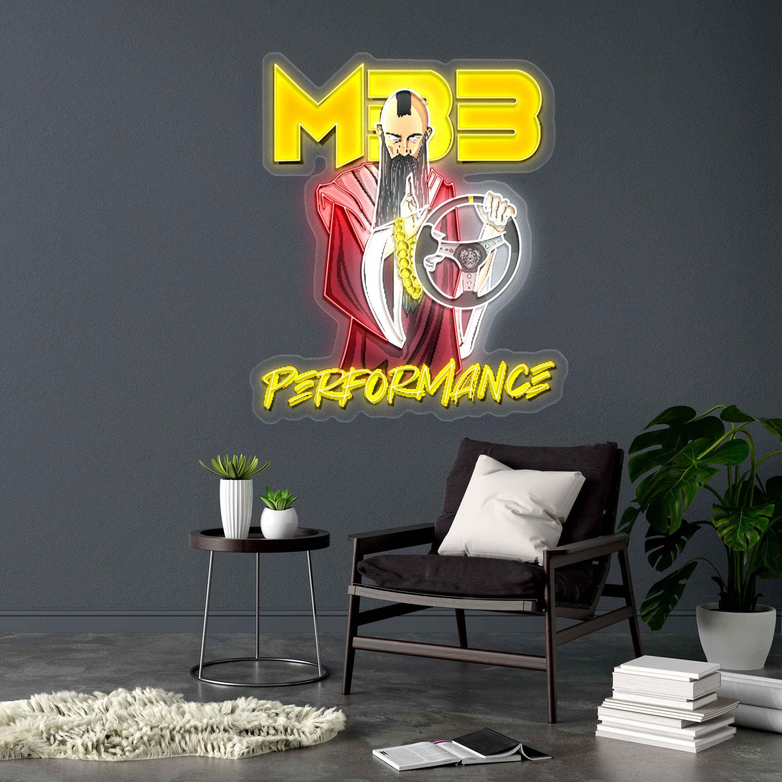 PERFORMANCE - Premium Neon Artwork