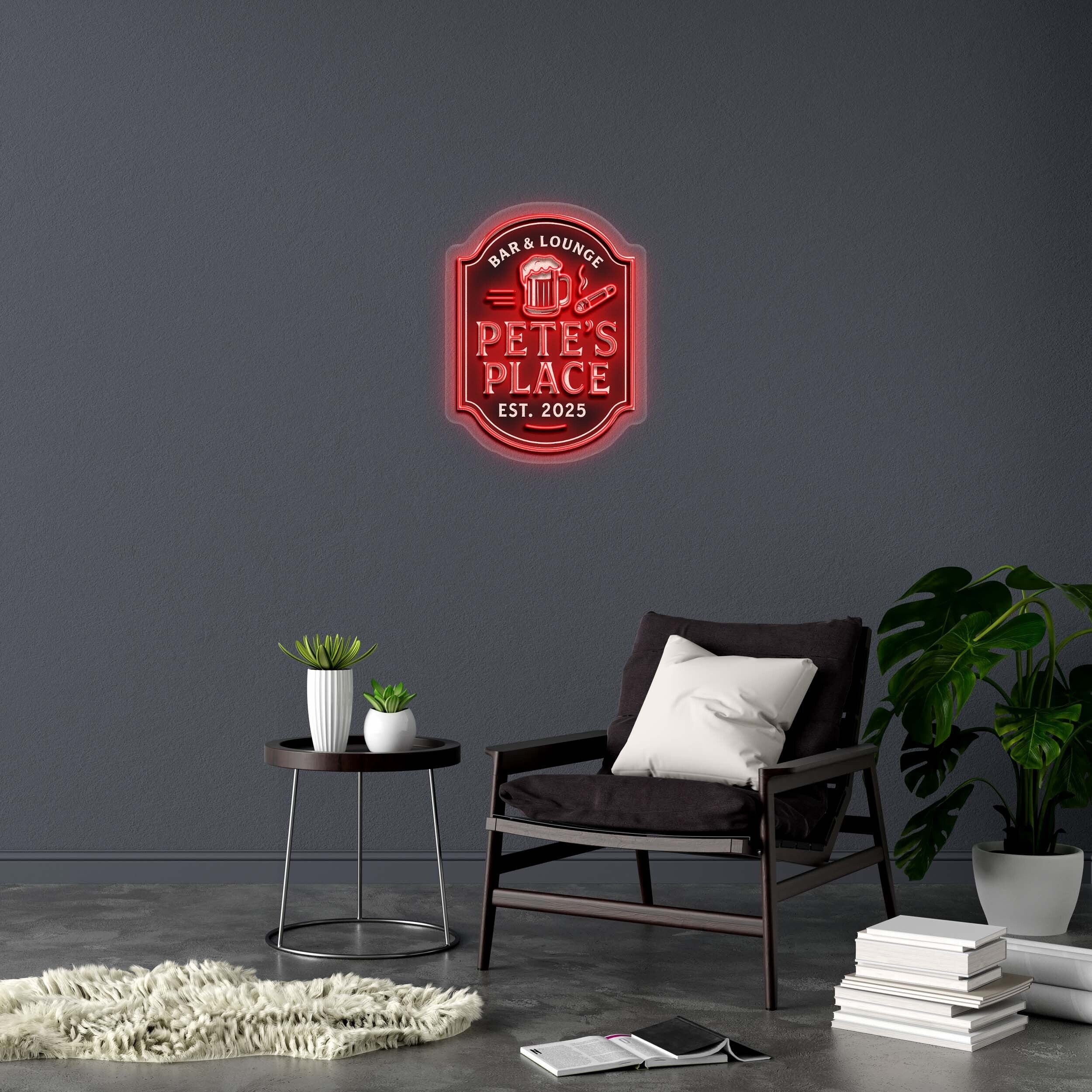 PETE'S PLACE - Premium Neon Artwork