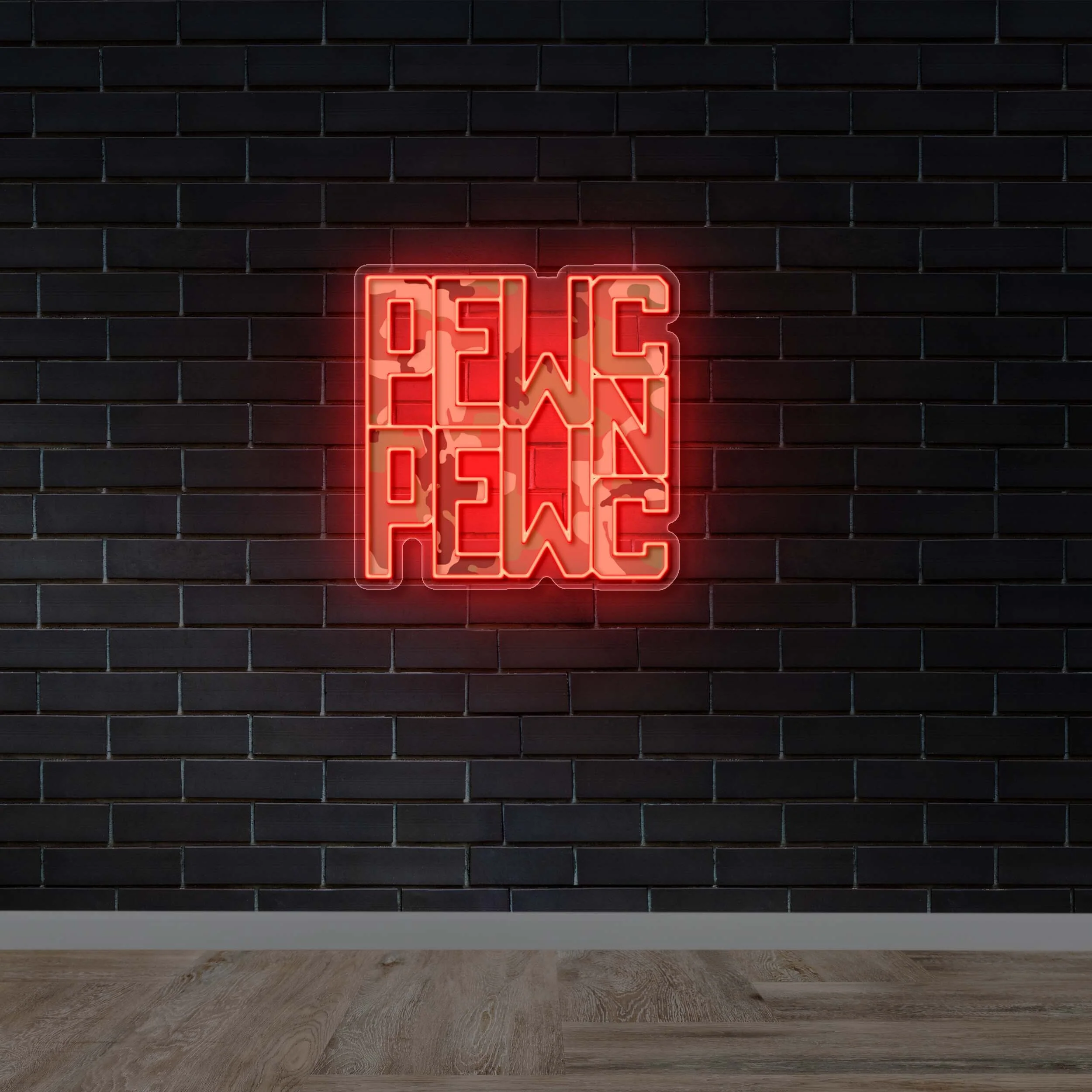 Pewc N Pewc – Premium Neon Artwork