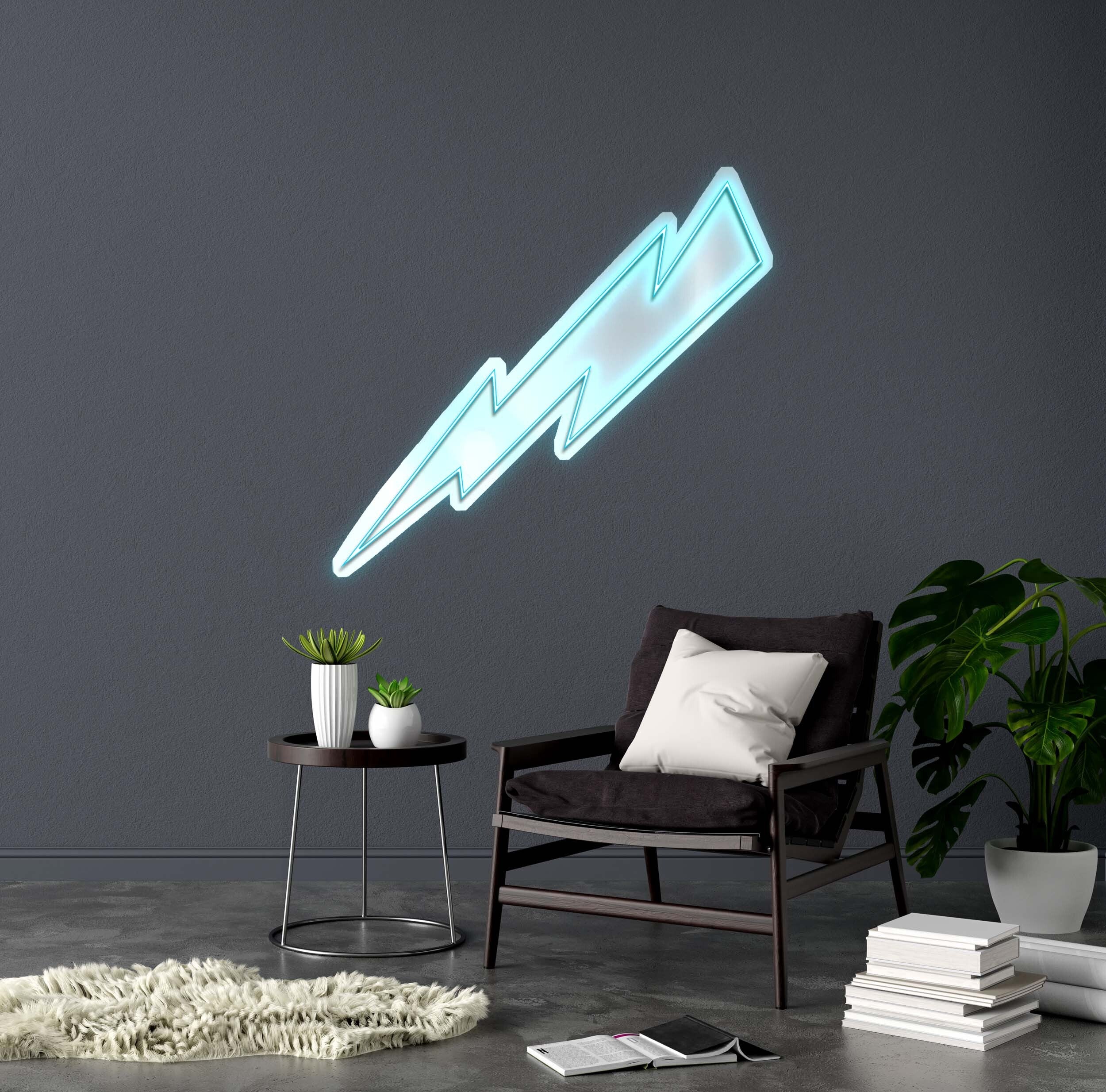 Phantom Lightning - Premium Neon Artwork
