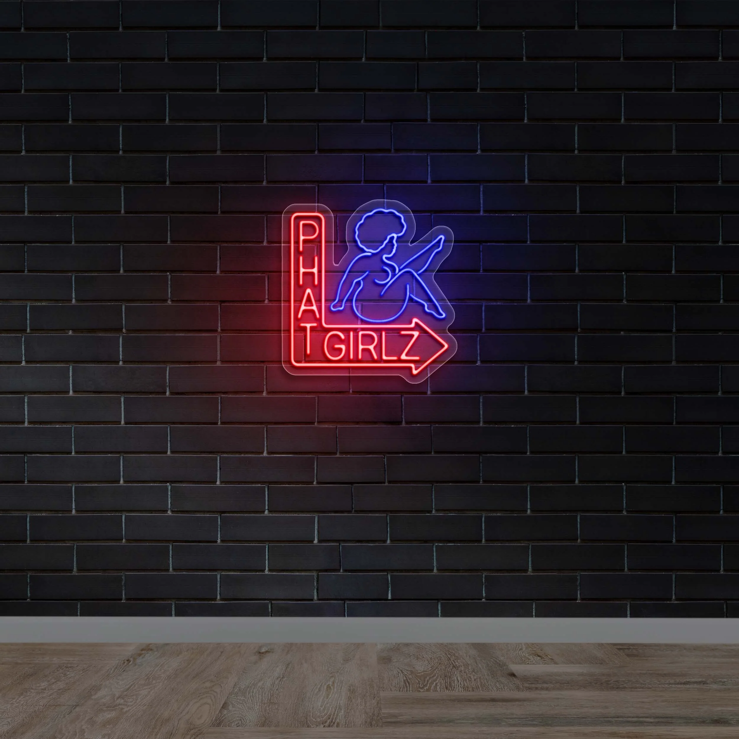 PHAT GIRLZ - Premium Neon Artwork