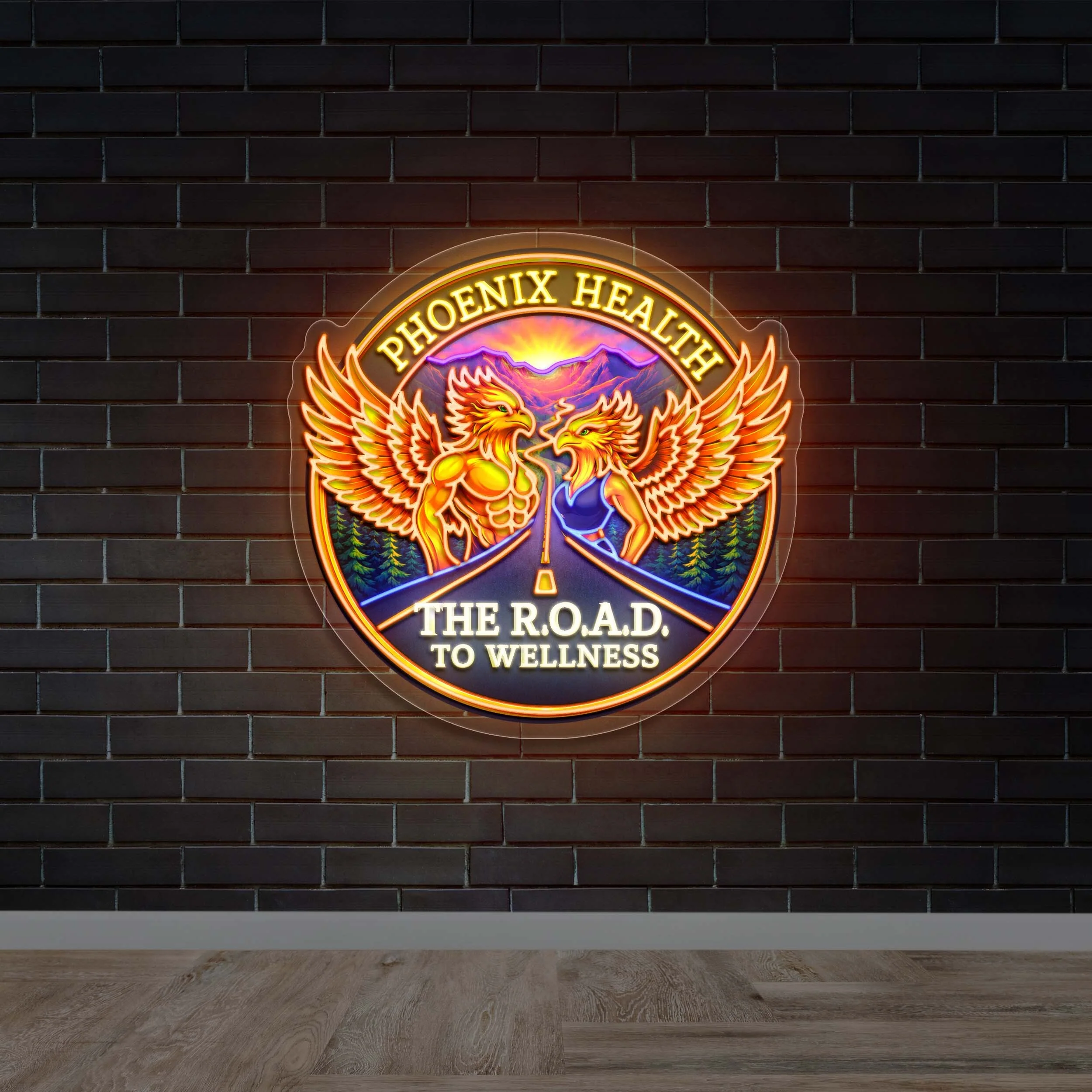 PHOENIX HEALTH -  Premium Neon Artwork