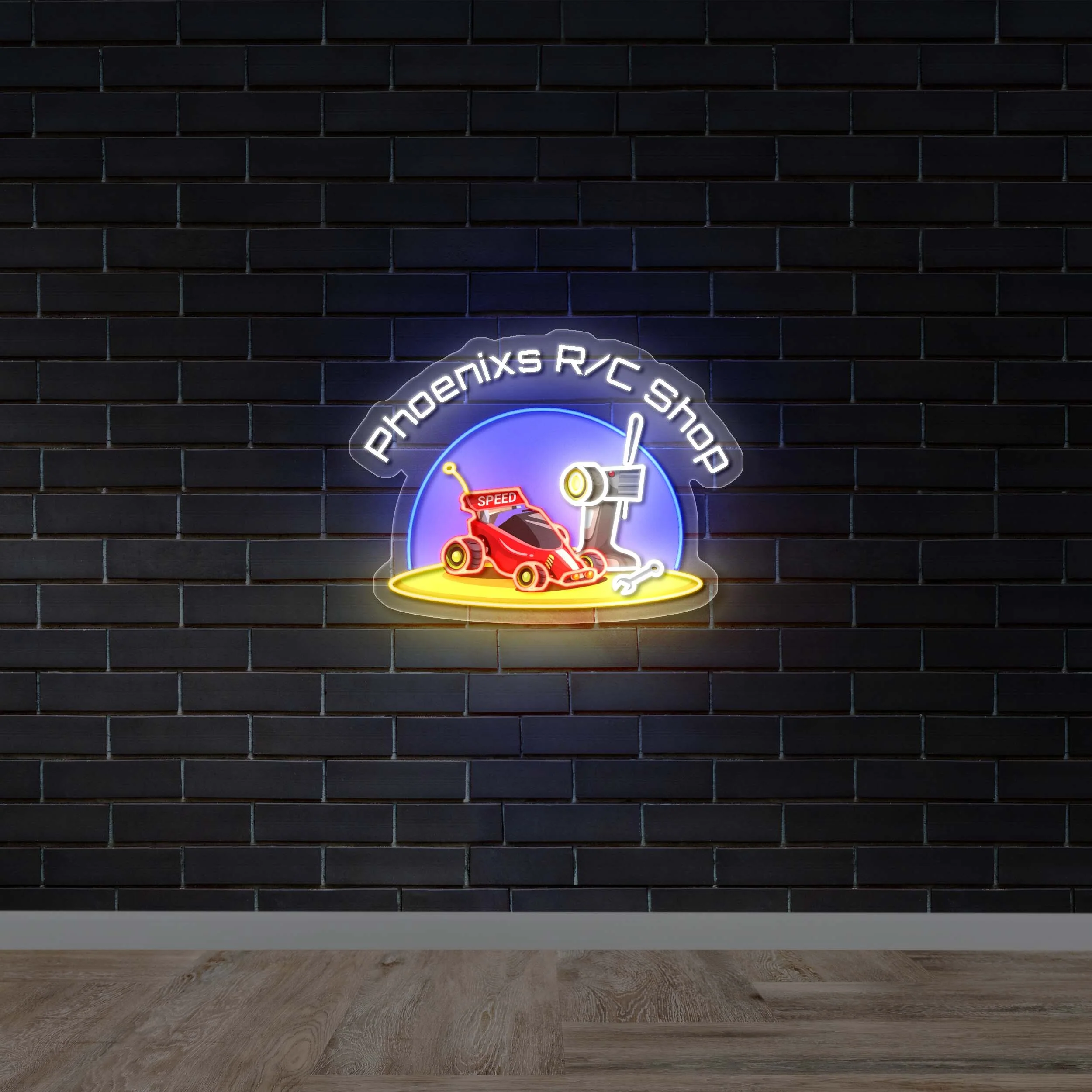 PHOENIXS R/C SHOP - Premium Neon Artwork