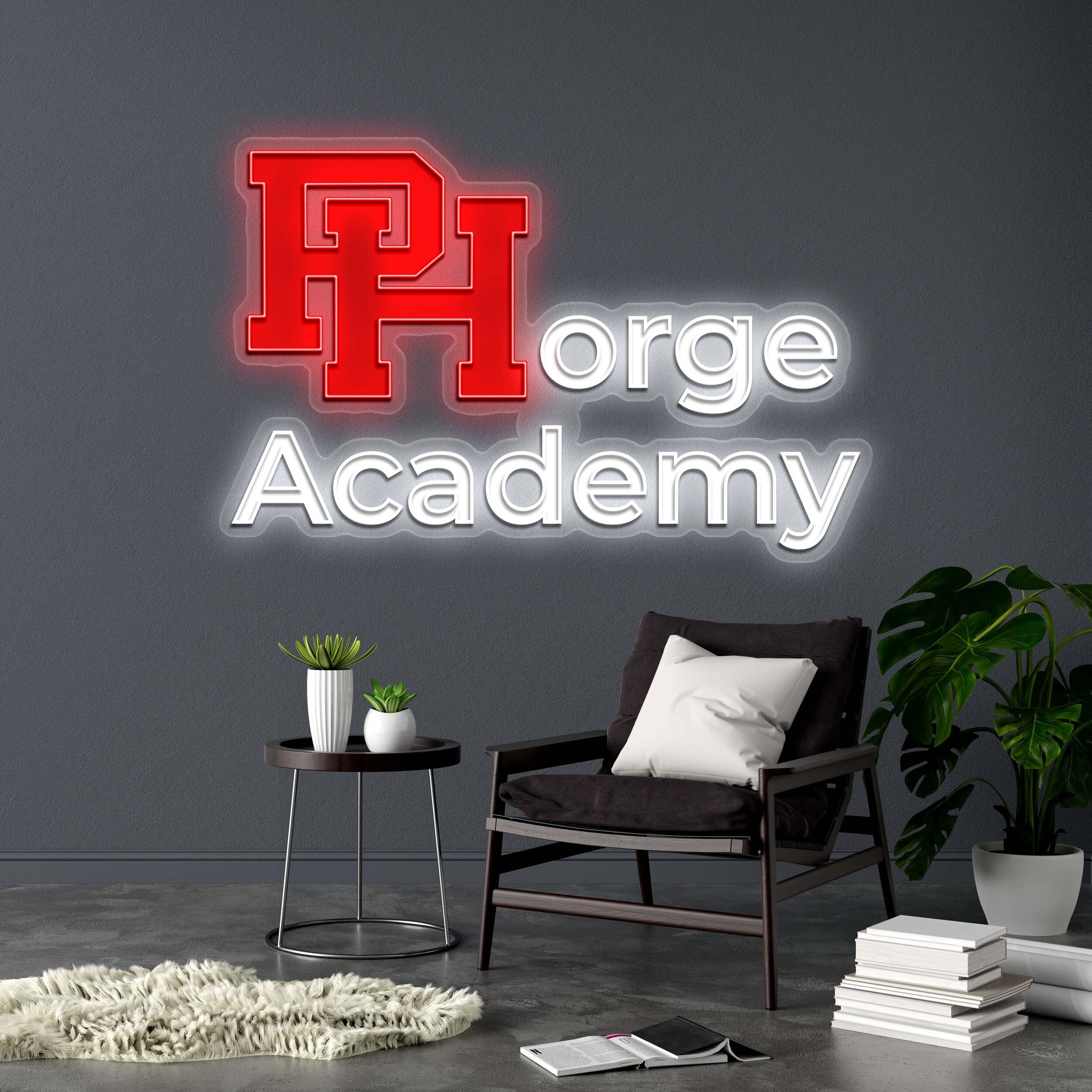 PHorge Academy - Premium Neon Artwork