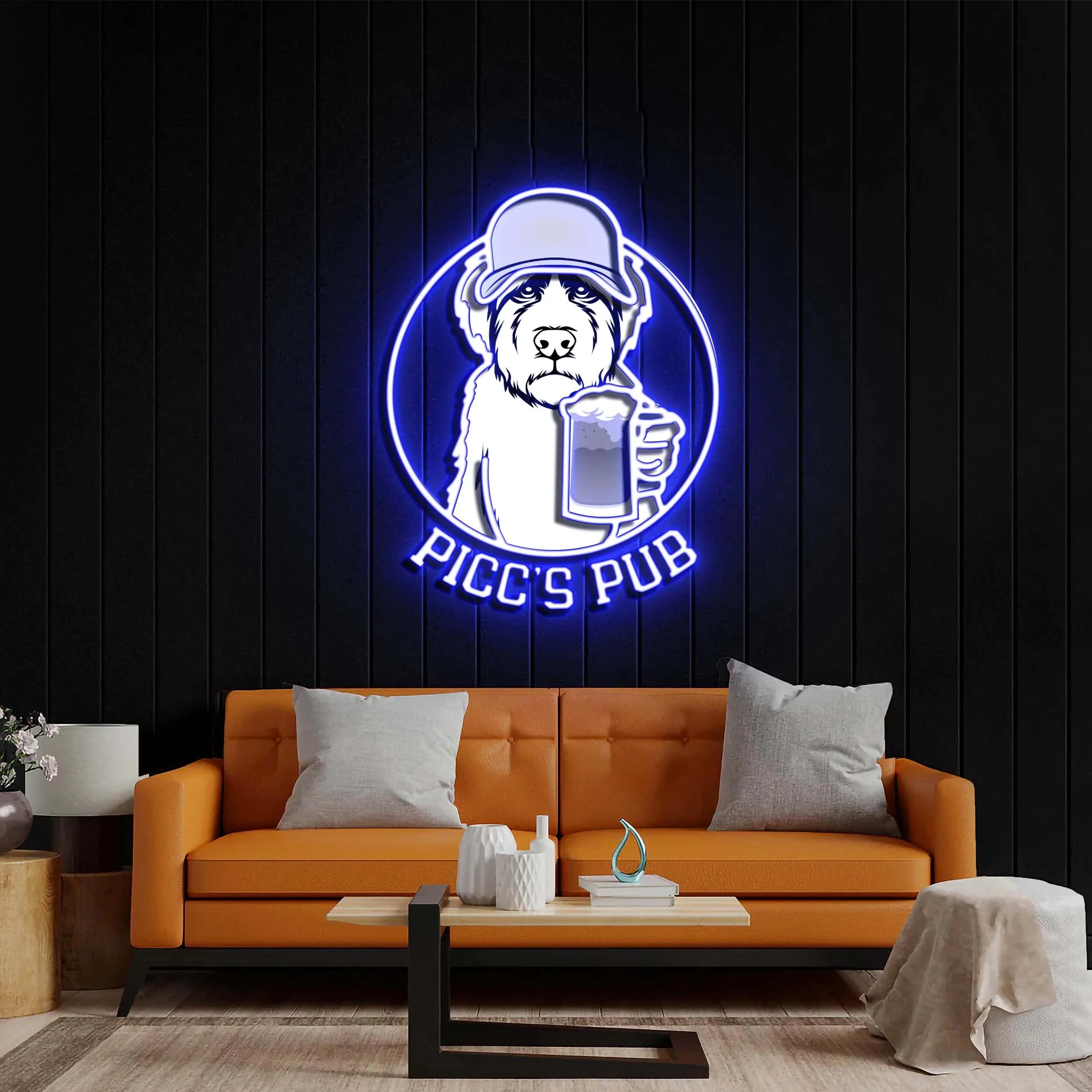 Picc's Pub - Premium Neon Artwork